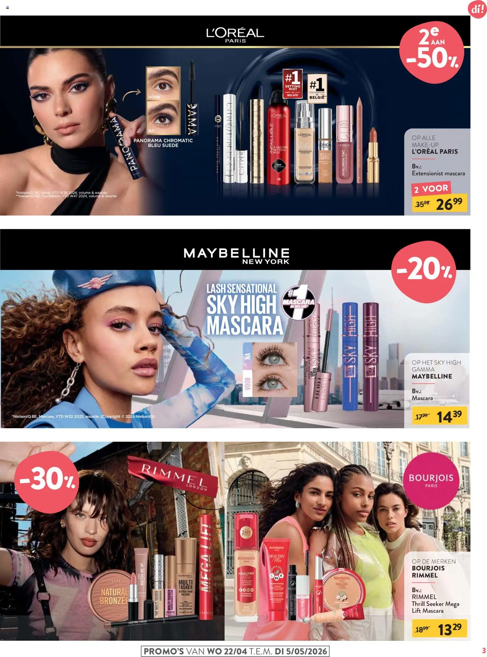 {H1} | Pagina: 3 | Producten: La, Bronzer, Mascara