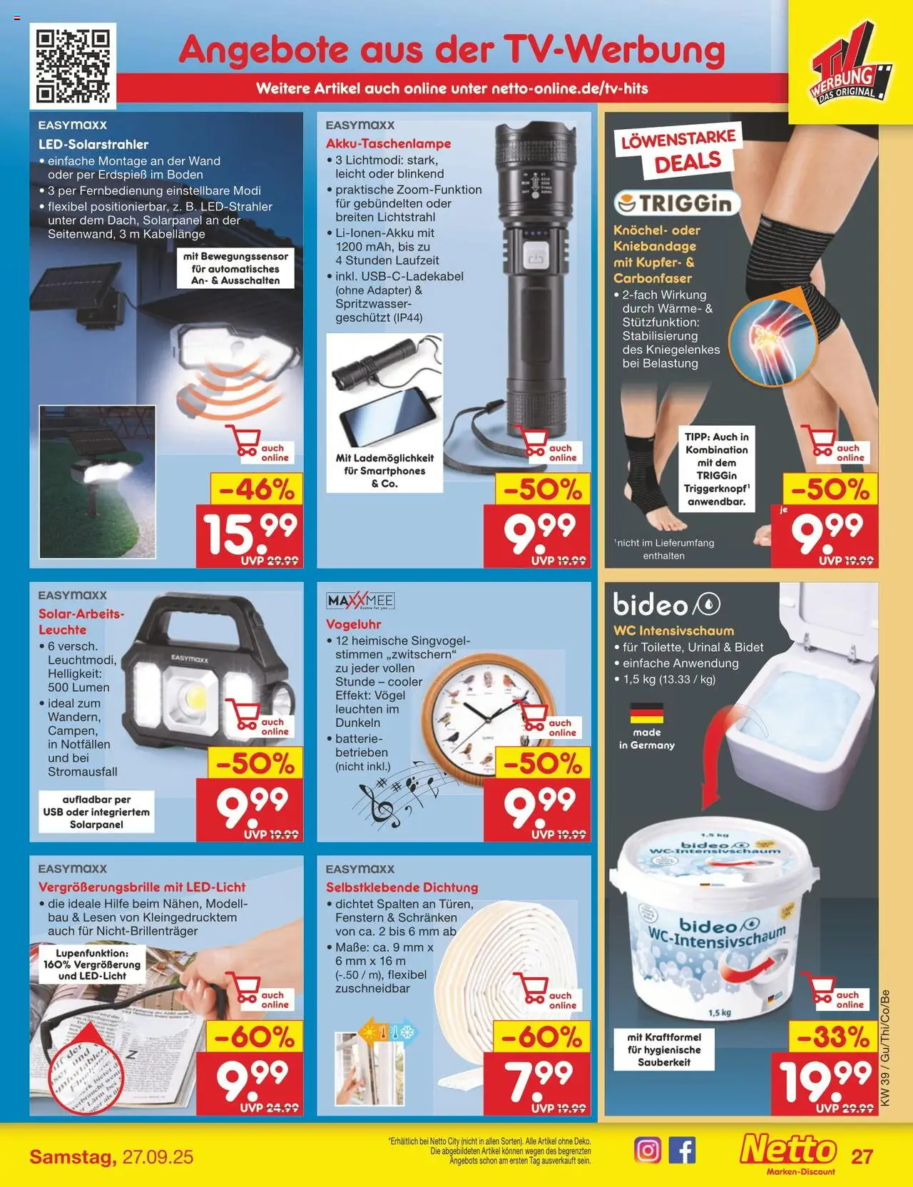 Netto Marken-Discount Prospekt 	 – gültig ab 22.09.2025 | Seite: 29 | Produkte: Adapter, USB, Batterie, Smartphones