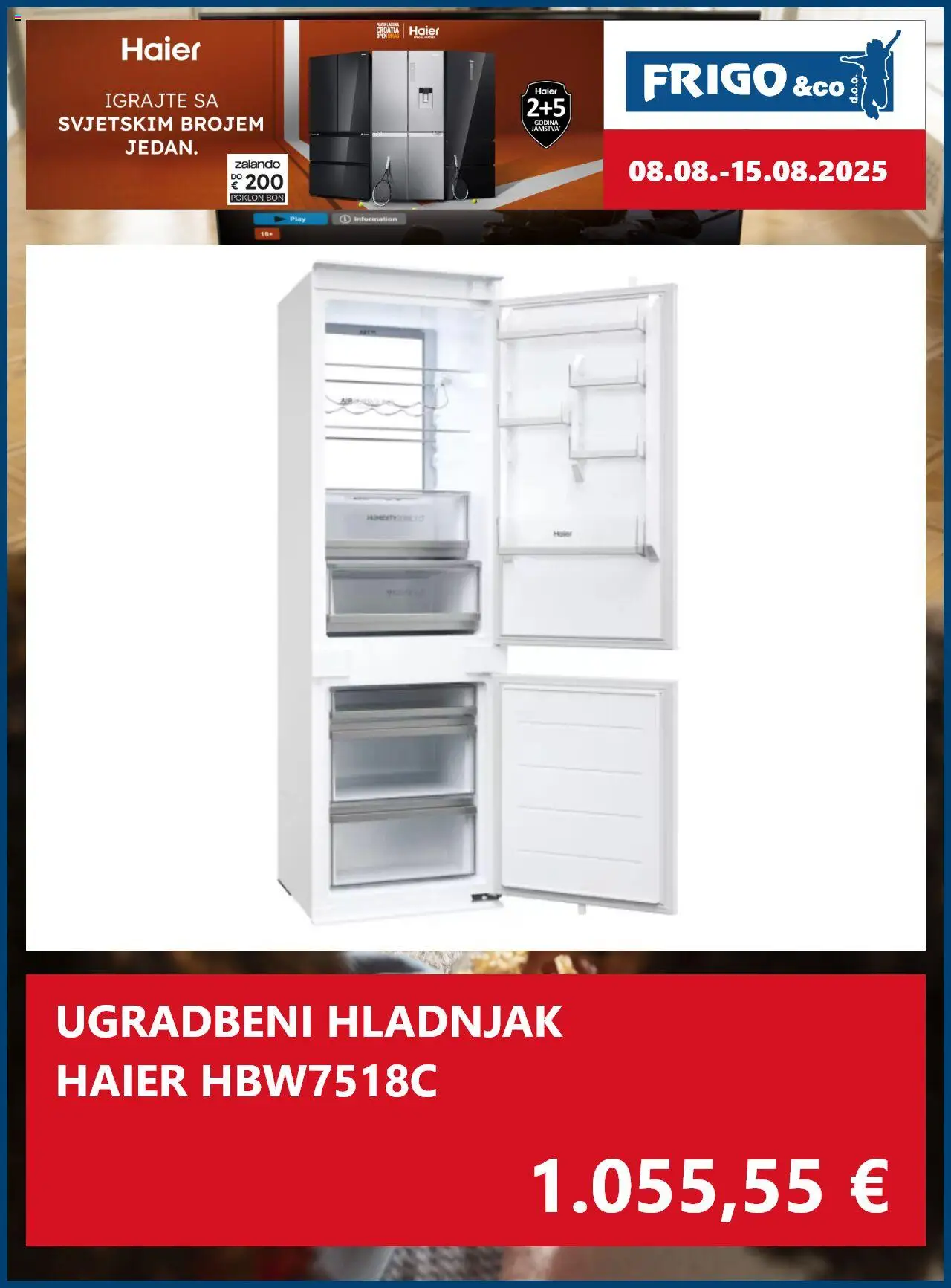 FRIGO & Co. katalog | vrijedi od 08.08.2025 | Stranica: 4 | Proizvodi: Hladnjak