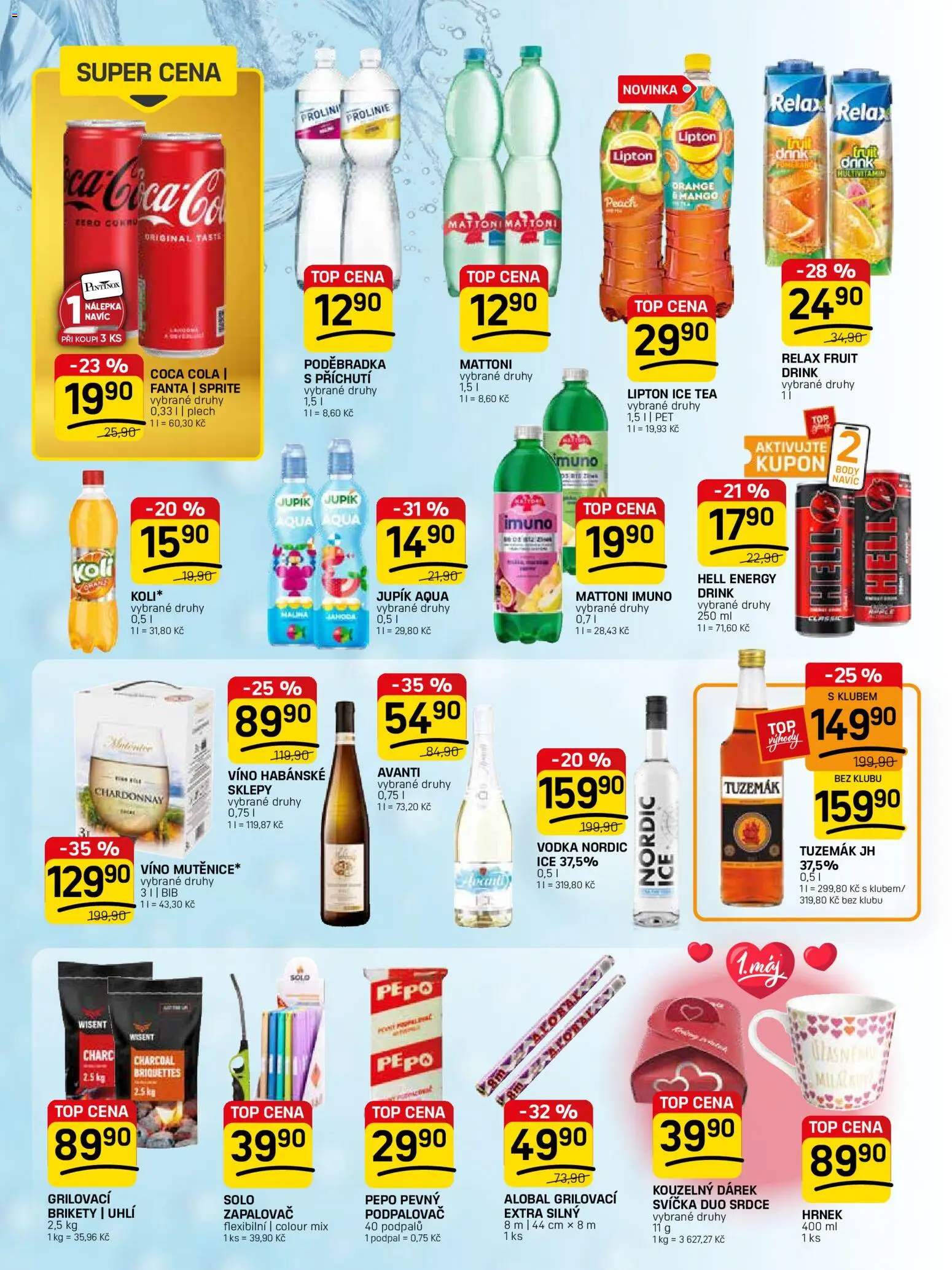 Flop leták - FlopTop od 29.04.2026 | Strana: 10 | Produkty: Vodka, Poděbradka, Coca cola, Pepo