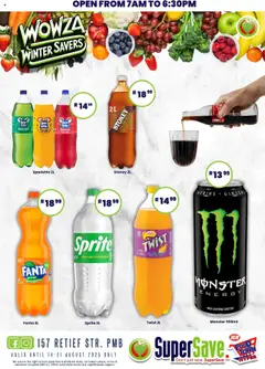 Super Save Specials │ valid from 14.08.2025 | Page: 18 | Products: Beer, Fanta, Sprite, Stoney
