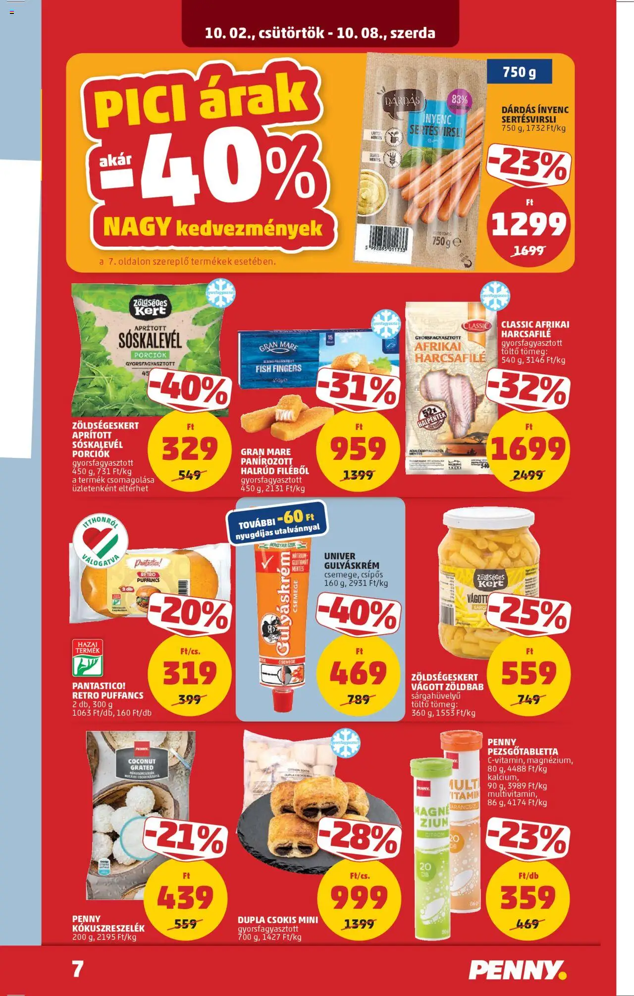 PENNY akciós ujság - amely érvényes a következő dátumtól: 02.10.2025 | Oldal: 11 | Termékek: Tablet, Töltő, Zöldbab, Citrom