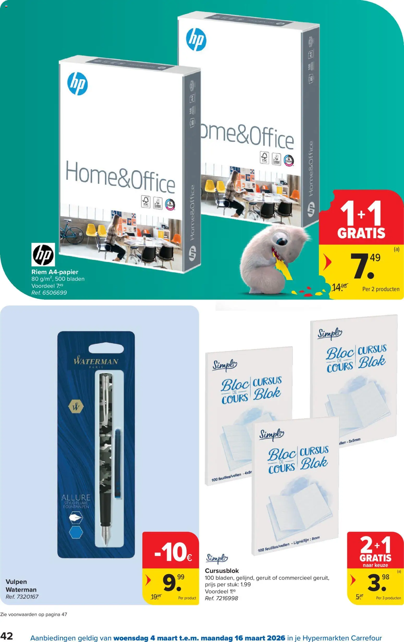 {H1} | Pagina: 42 | Producten: Riem, Pen