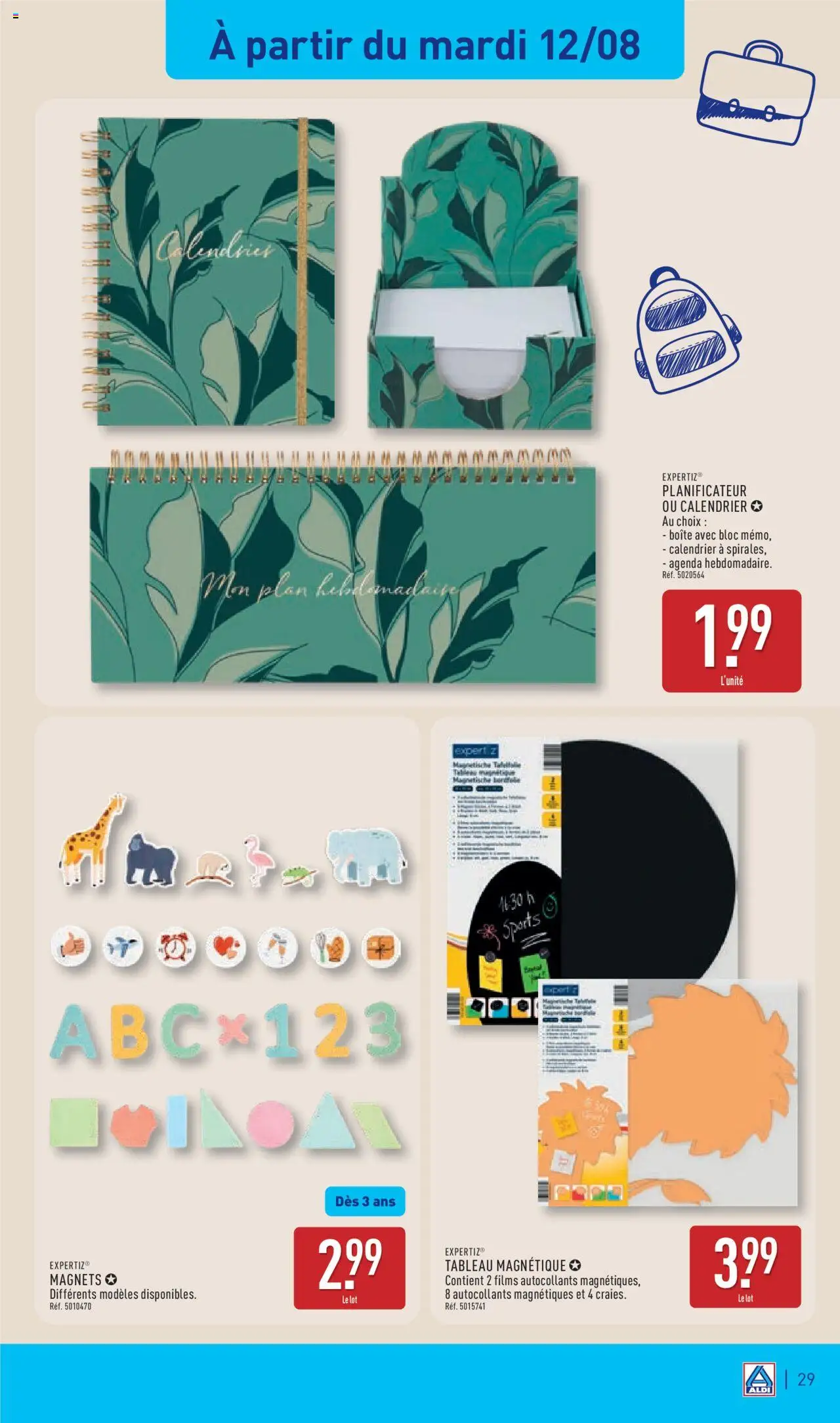  | Page: 31 | Produits: Autocollants, Calendrier