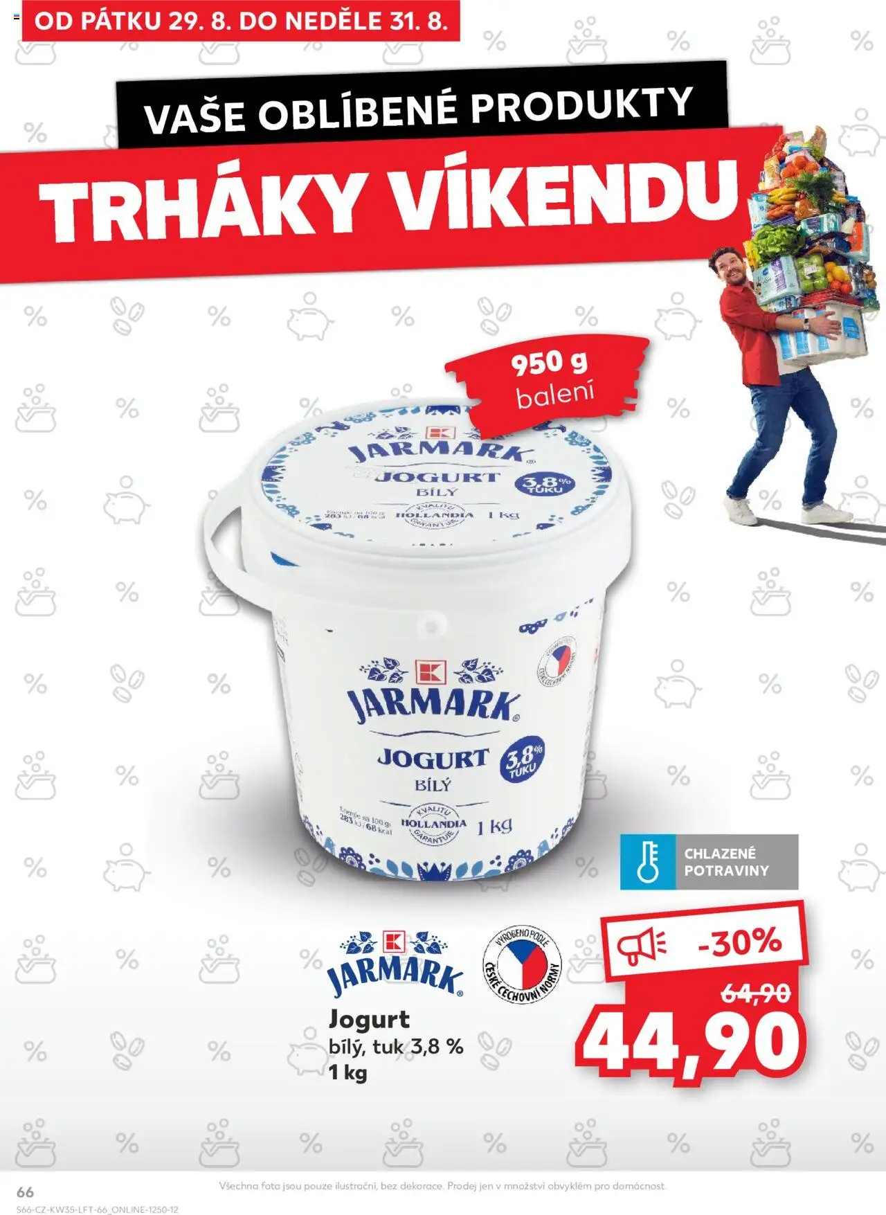 Kaufland leták - Chomutov od 27.08.2025 | Strana: 66 | Produkty: Jogurt, Hollandia, Potraviny