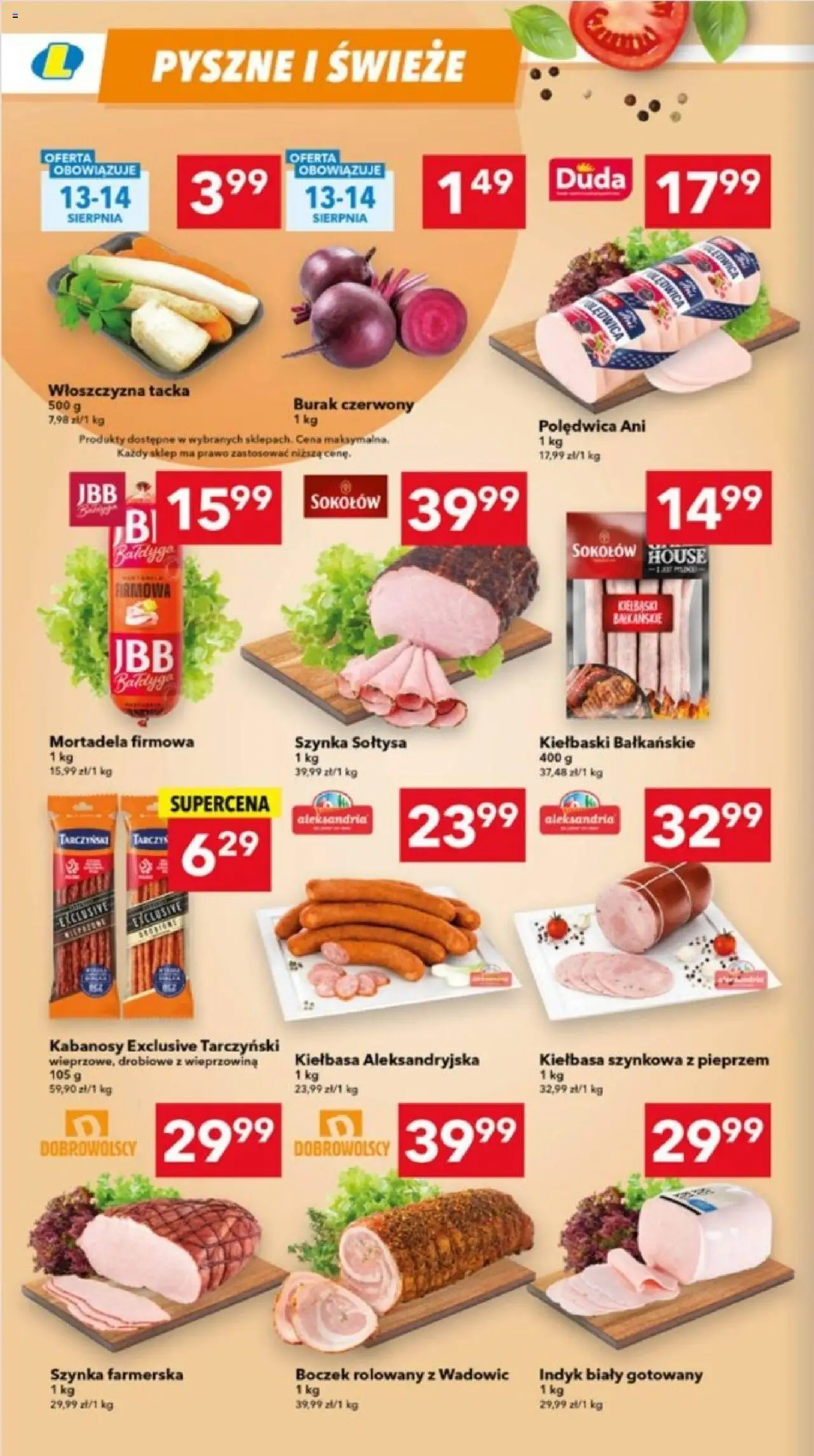 Lewiatan gazetka - Katowice od 13.08.2025 | Strona: 2 | Produkty: Kiełbasa, Kabanosy, Kiełbaski, Boczek