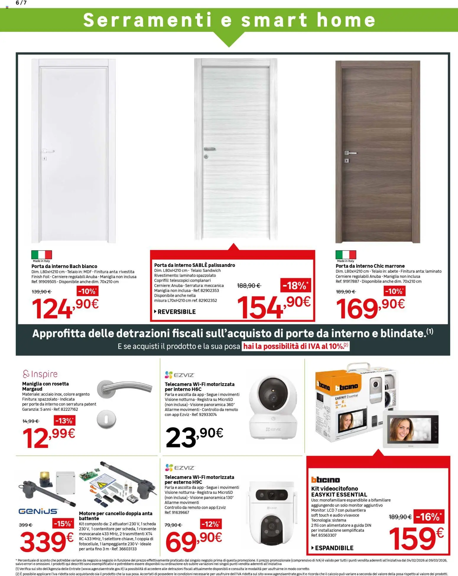 Volantino Leroy Merlin del 04.02.2026 | Pagina: 6 | Prodotti: Monitor, Audio, Contenitore