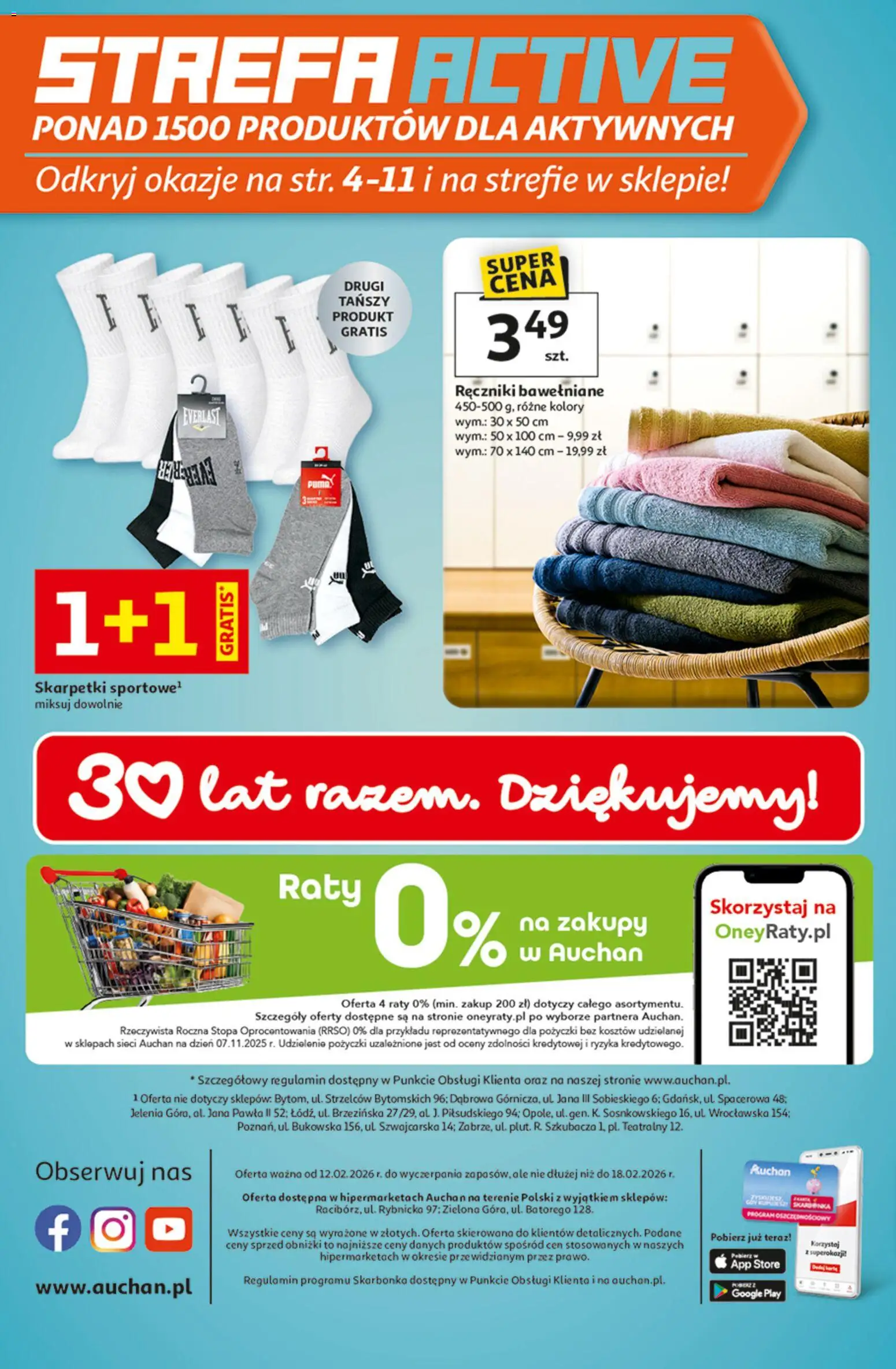 Auchan Gazetka - 30 Lat Hipermarket od 12.02.2026 | Strona: 45