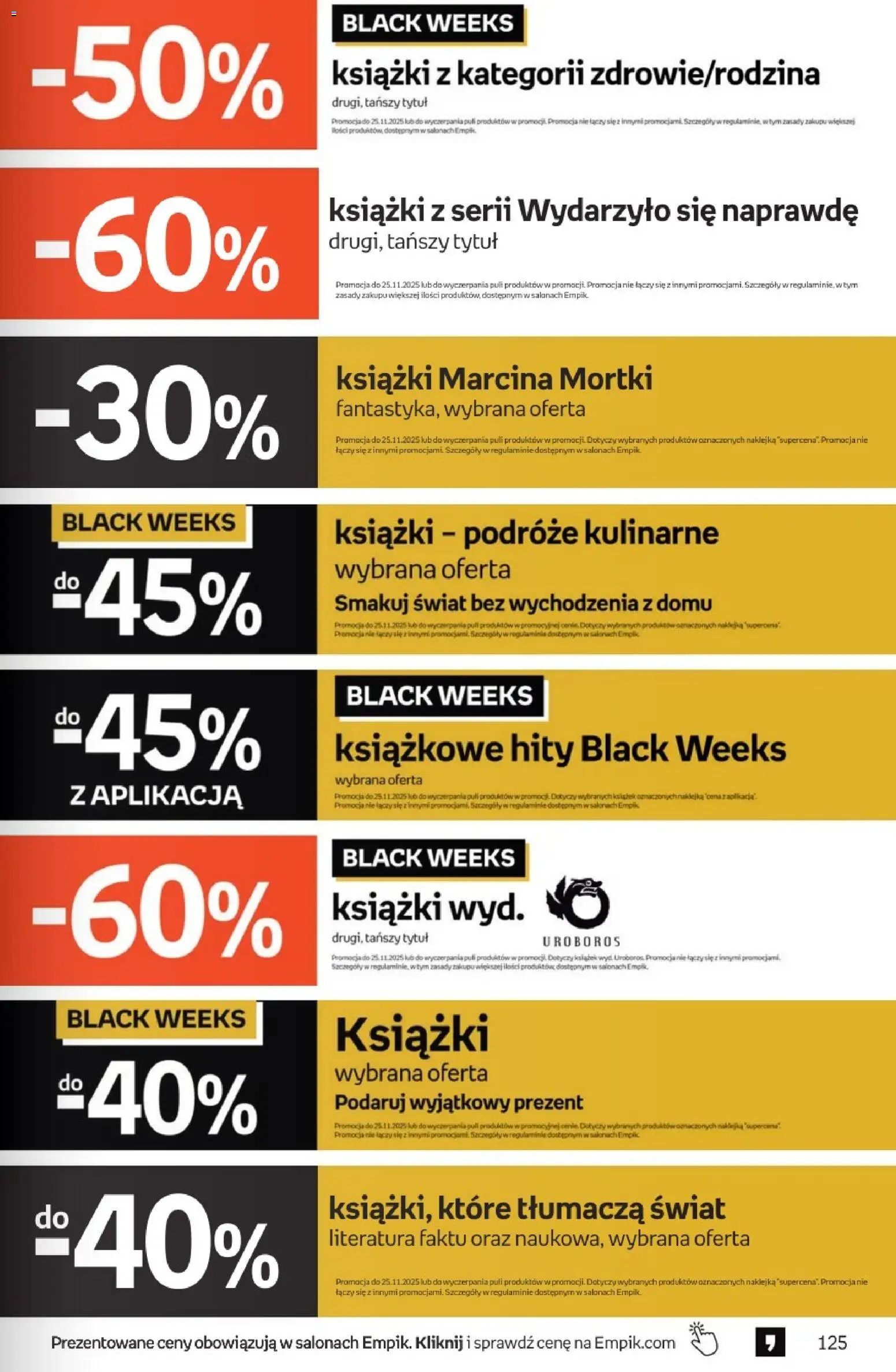 Empik Black Friday od 12.11.2025 | Strona: 125 | Produkty: Książki