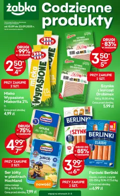 Pogląd oferty "Żabka Gazetka - Codzienne produkty" - ważna od 10.09.2025