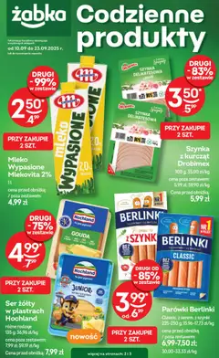 Pogląd oferty "Żabka Gazetka - Codzienne produkty" - ważna od 10.09.2025