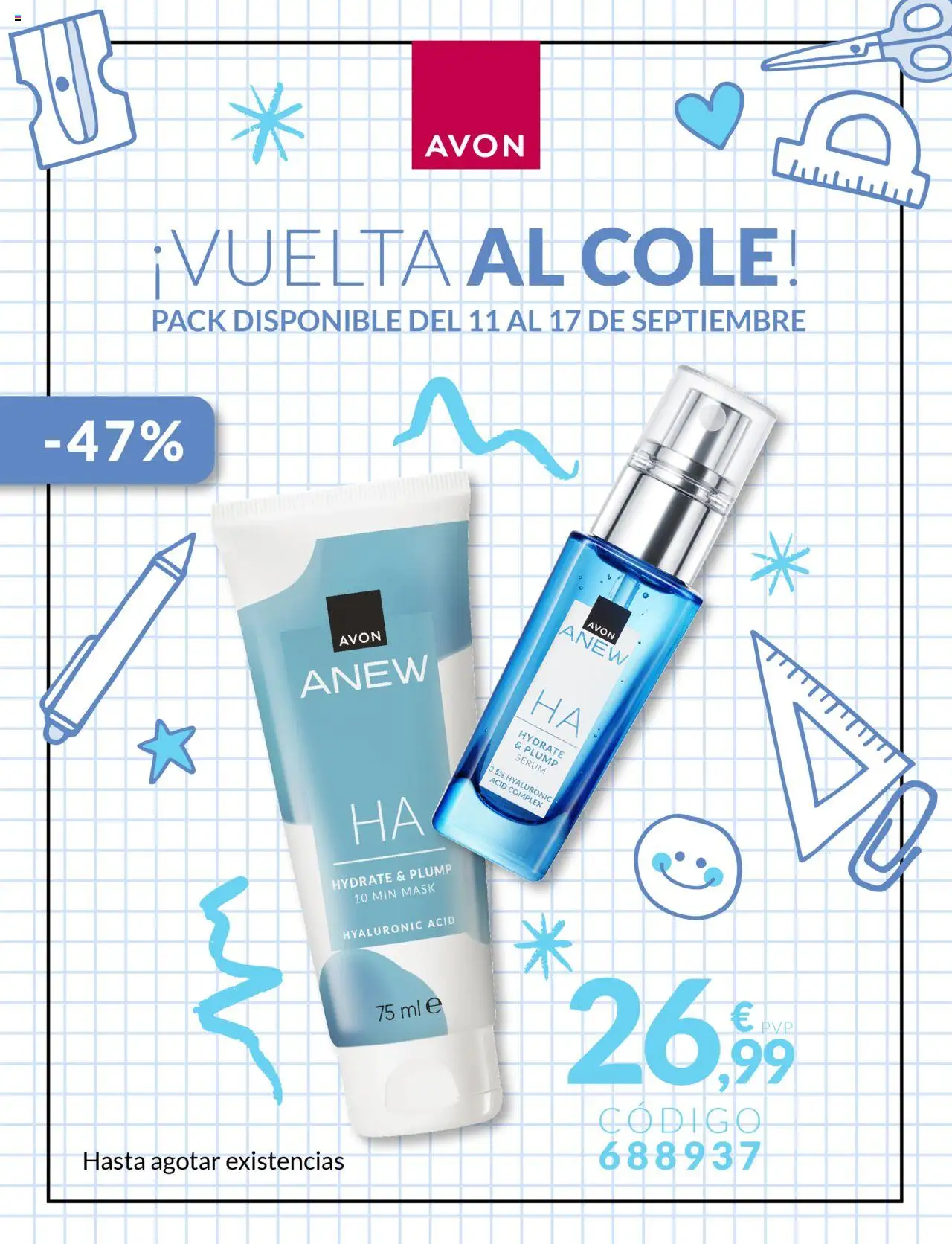 Avon - Vuelta al cole │ válido desde el 11.09.2025 | Página: 3 | Productos: Sérum