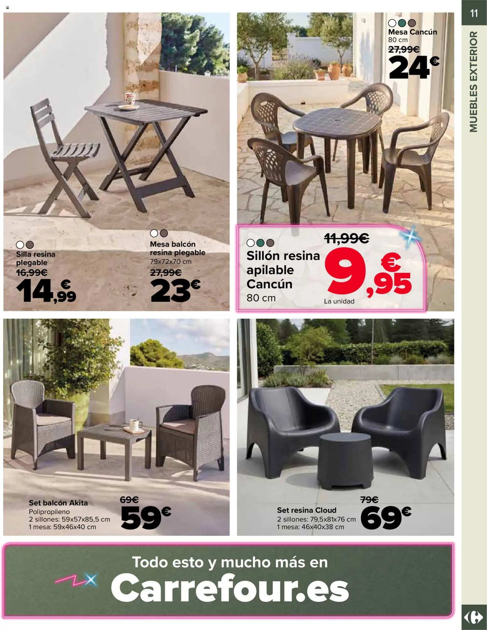 Carrefour Jardin │ válido desde el 14.04.2026 | Página: 11 | Productos: Muebles, Sillón, Mesa, Silla