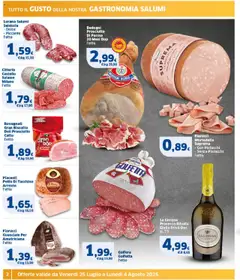 Volantino SIGMA del 25.07.2025 | Pagina: 2 | Prodotti: Salame, Prosecco, Tacchino, Pistacchi