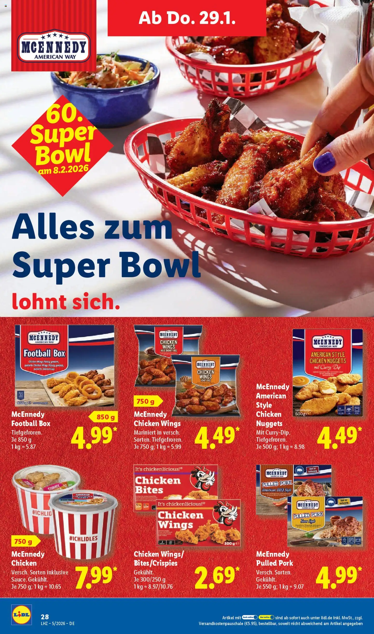 Lidl Prospekt Uffenheim – gültig ab 26.01.2026 | Seite: 50 | Produkte: Box, Football