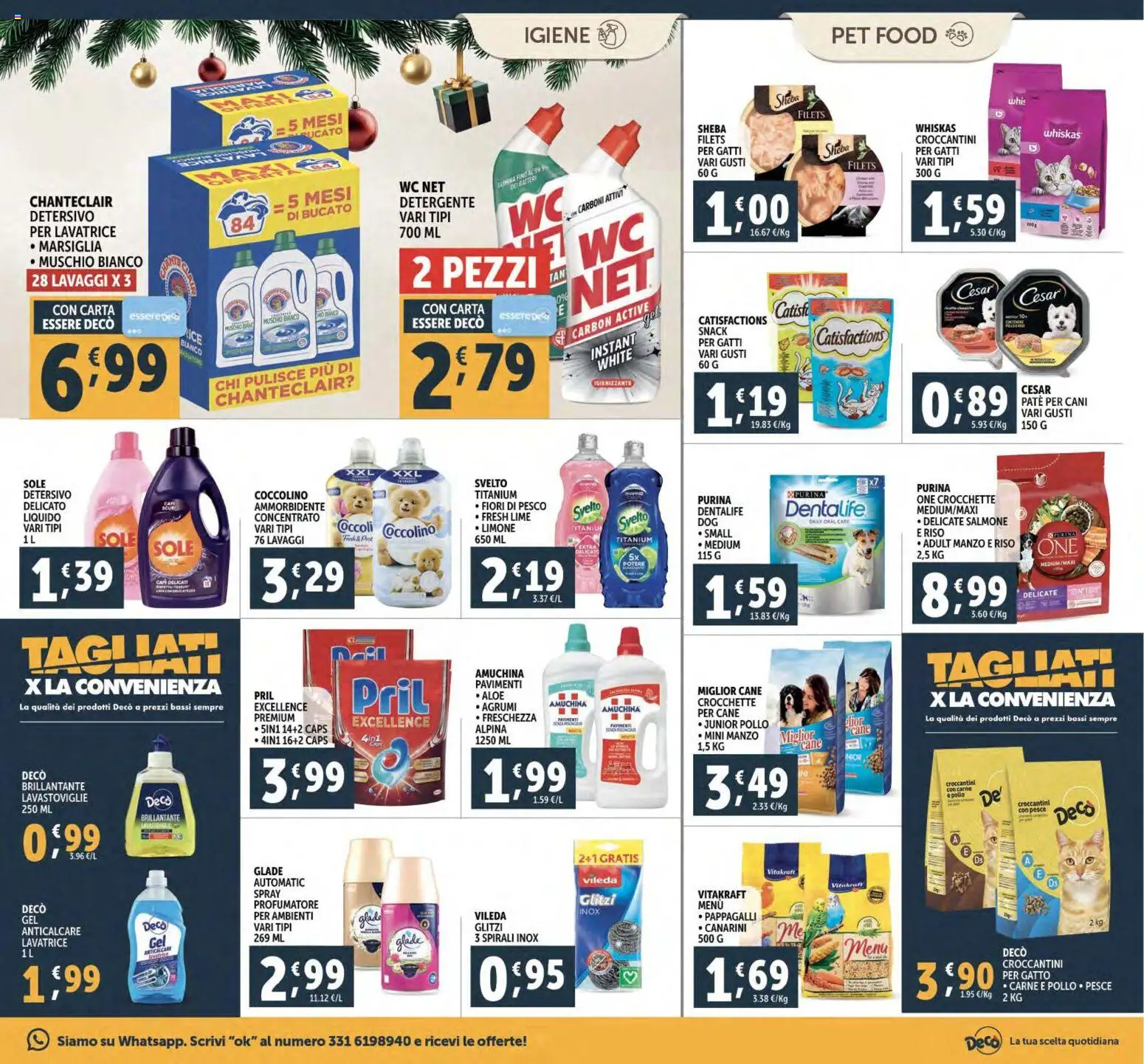 Volantino Decò del 02.12.2025 | Pagina: 27 | Prodotti: Pollo, Salmone, Riso, Pesce