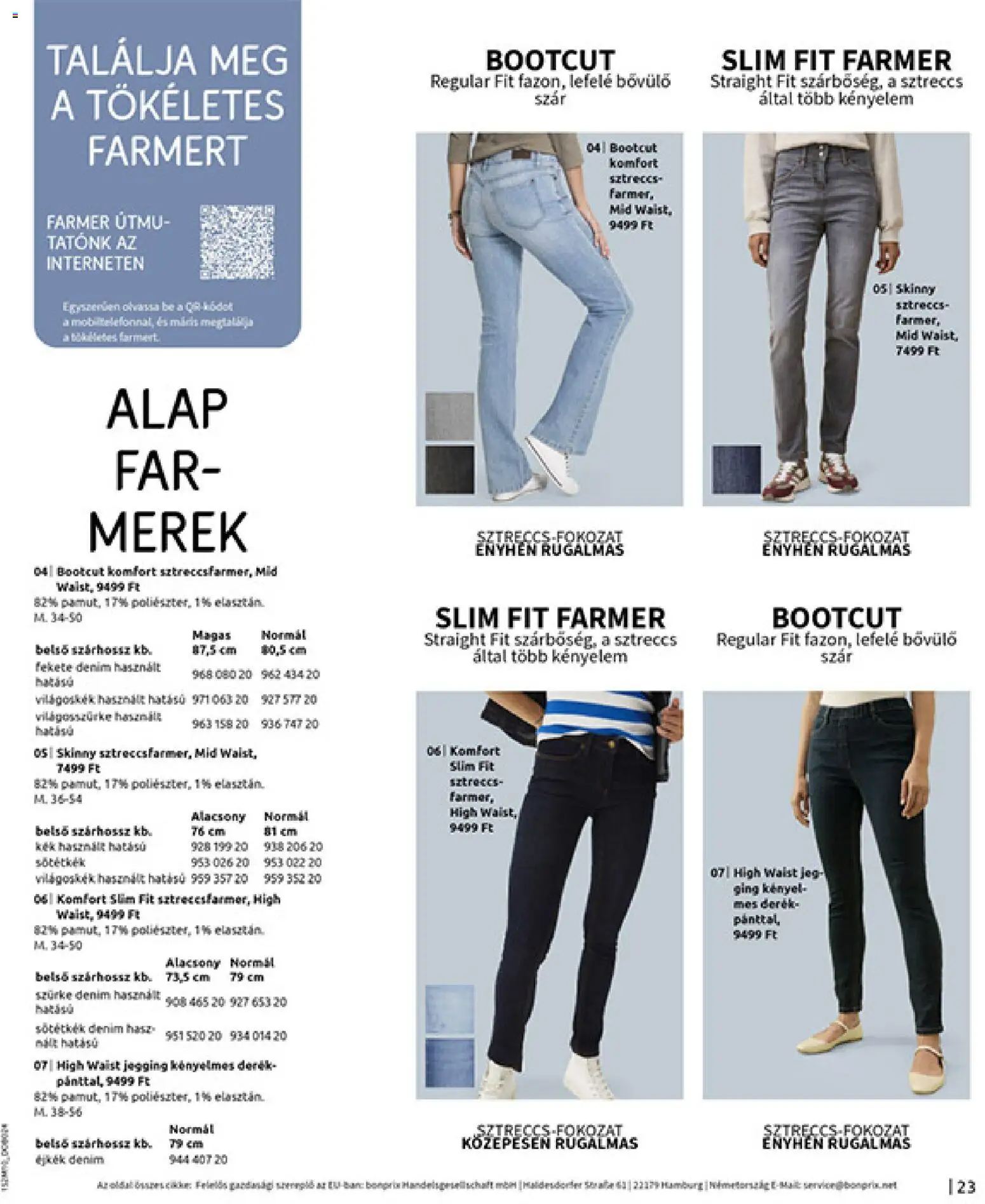 Bonprix akciós ujság - amely érvényes a következő dátumtól: 24.11.2025 | Oldal: 25 | Termékek: Farmer