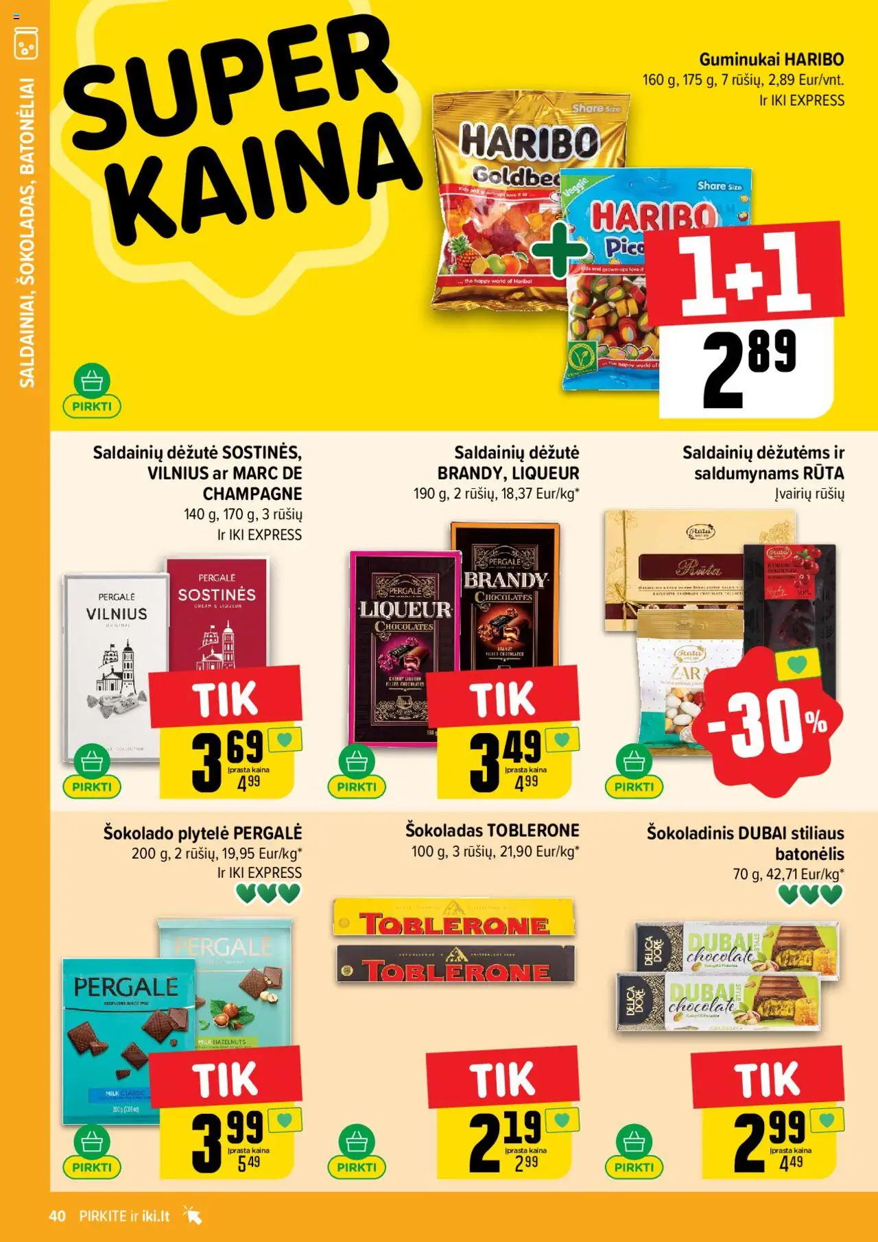 IKI leidinys│galioja nuo 14.07.2025 | Puslapis: 40 | Prekių: Šokoladas, Guminukai