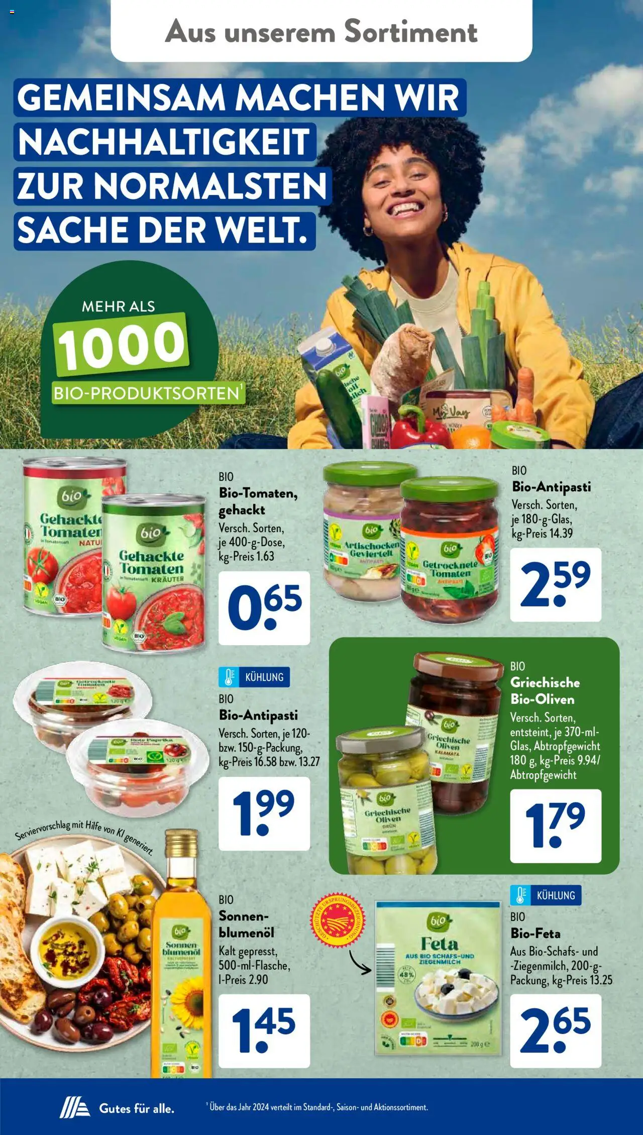Aldi Süd Prospekt 	 - gültig ab dem 01.09.2025 | Seite: 21 | Produkte: Feta, Tomaten