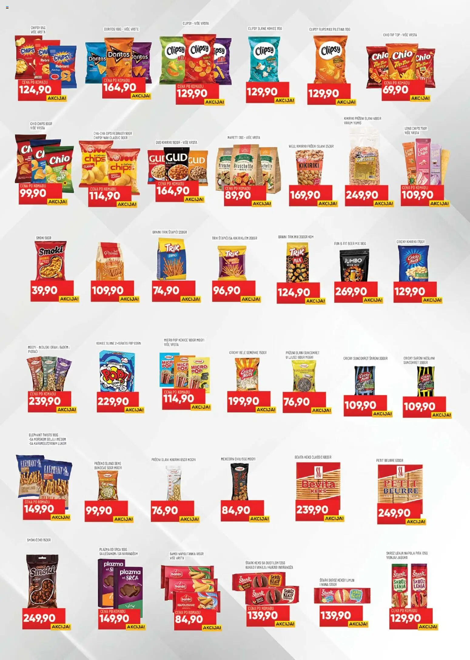 Medius katalog - važi od 07.04.2026 | Strana: 20 | Proizvode: Čips, Keks, Badem, Napolitanke