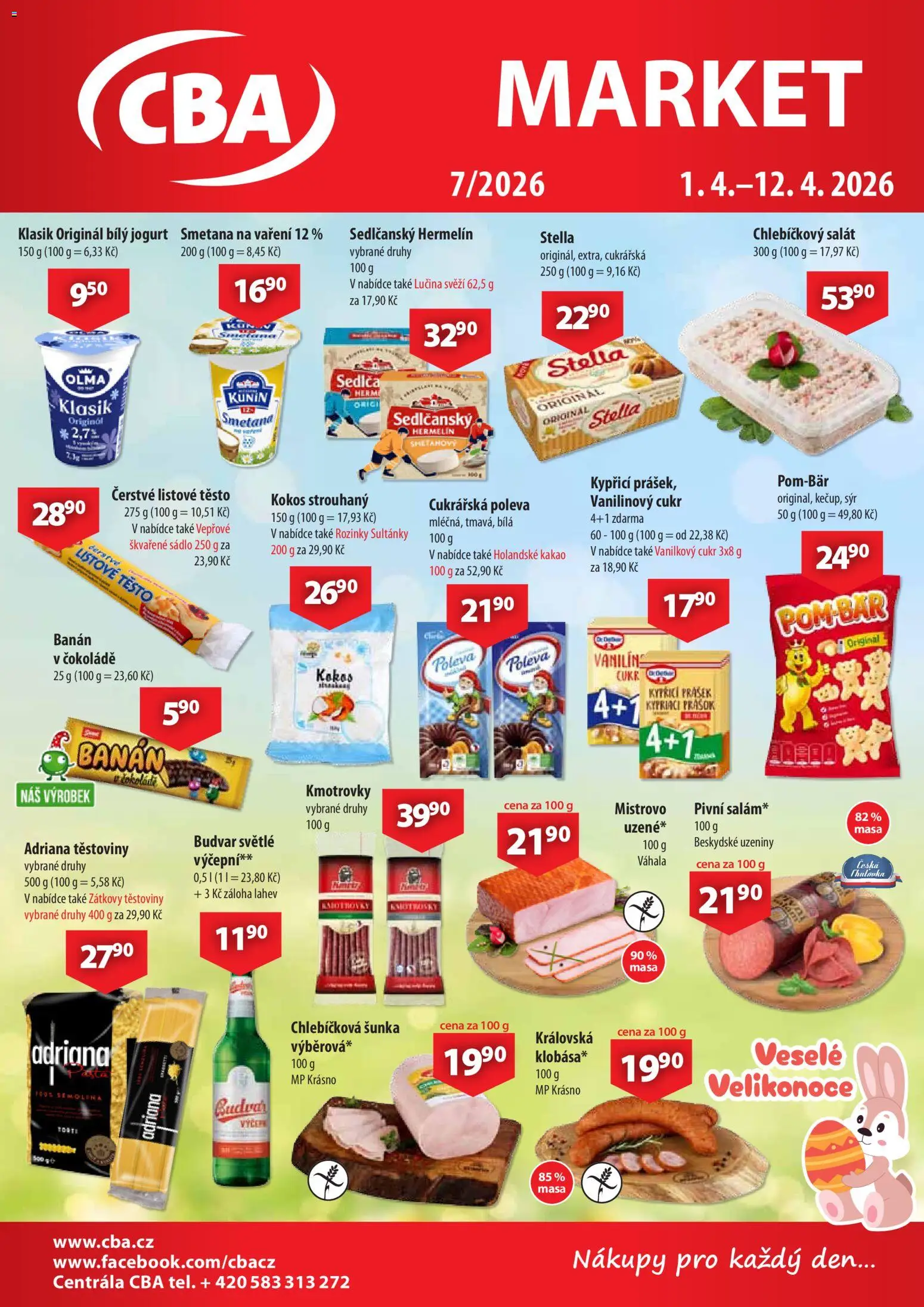 CBA leták - Market od 01.04.2026 | Strana: 1