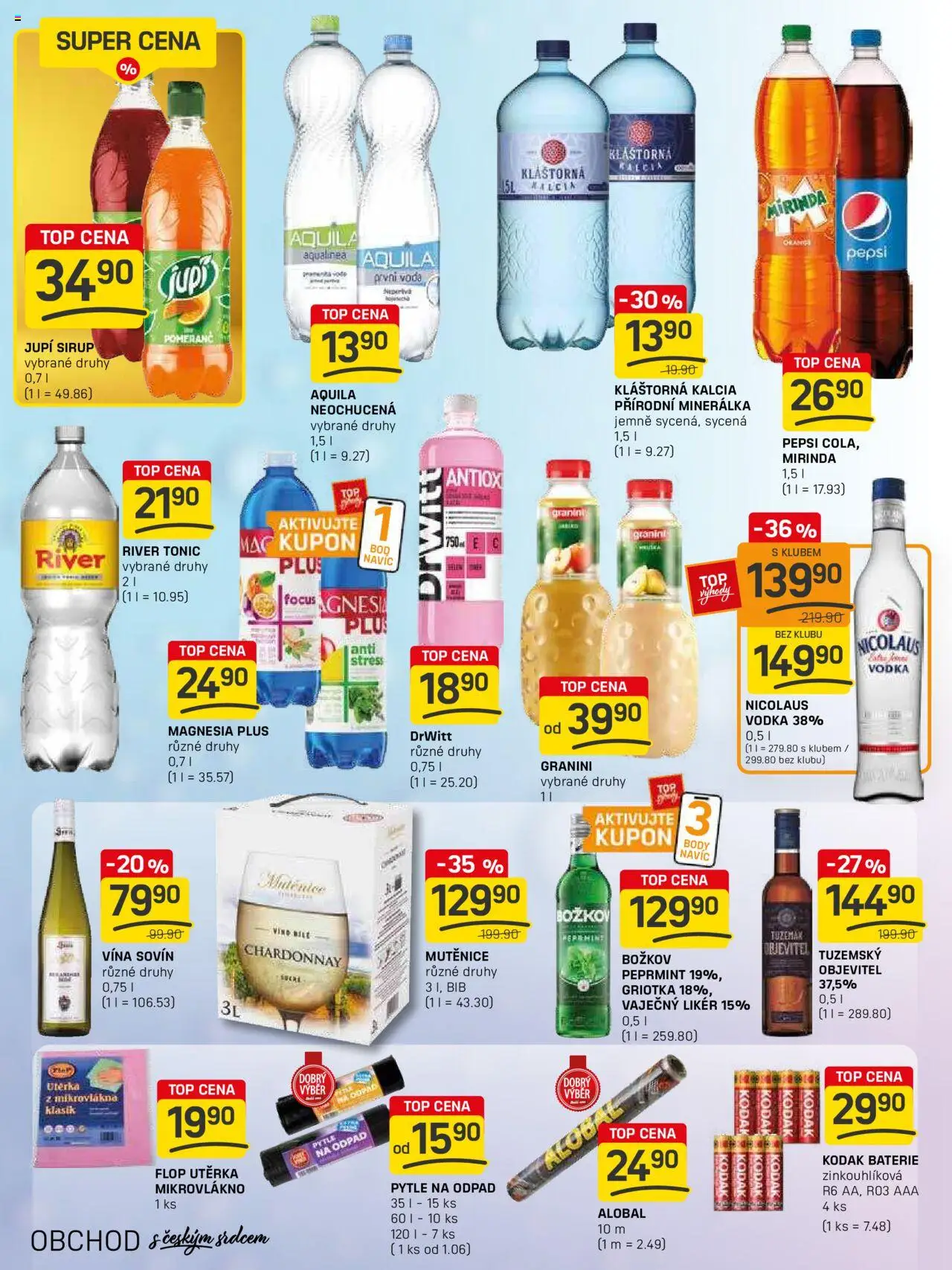 Flop leták - FlopTop od 16.07.2025 | Strana: 10 | Produkty: Drwitt, Mirinda, Sirup, Body