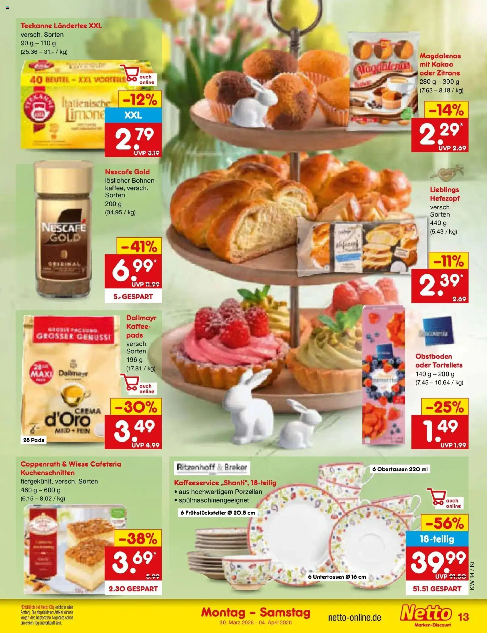 Netto Marken-Discount Prospekt Mistelbach	 – gültig ab 30.03.2026 | Seite: 15 | Produkte: Nescafe, Kaffee, Zitrone, Teekanne
