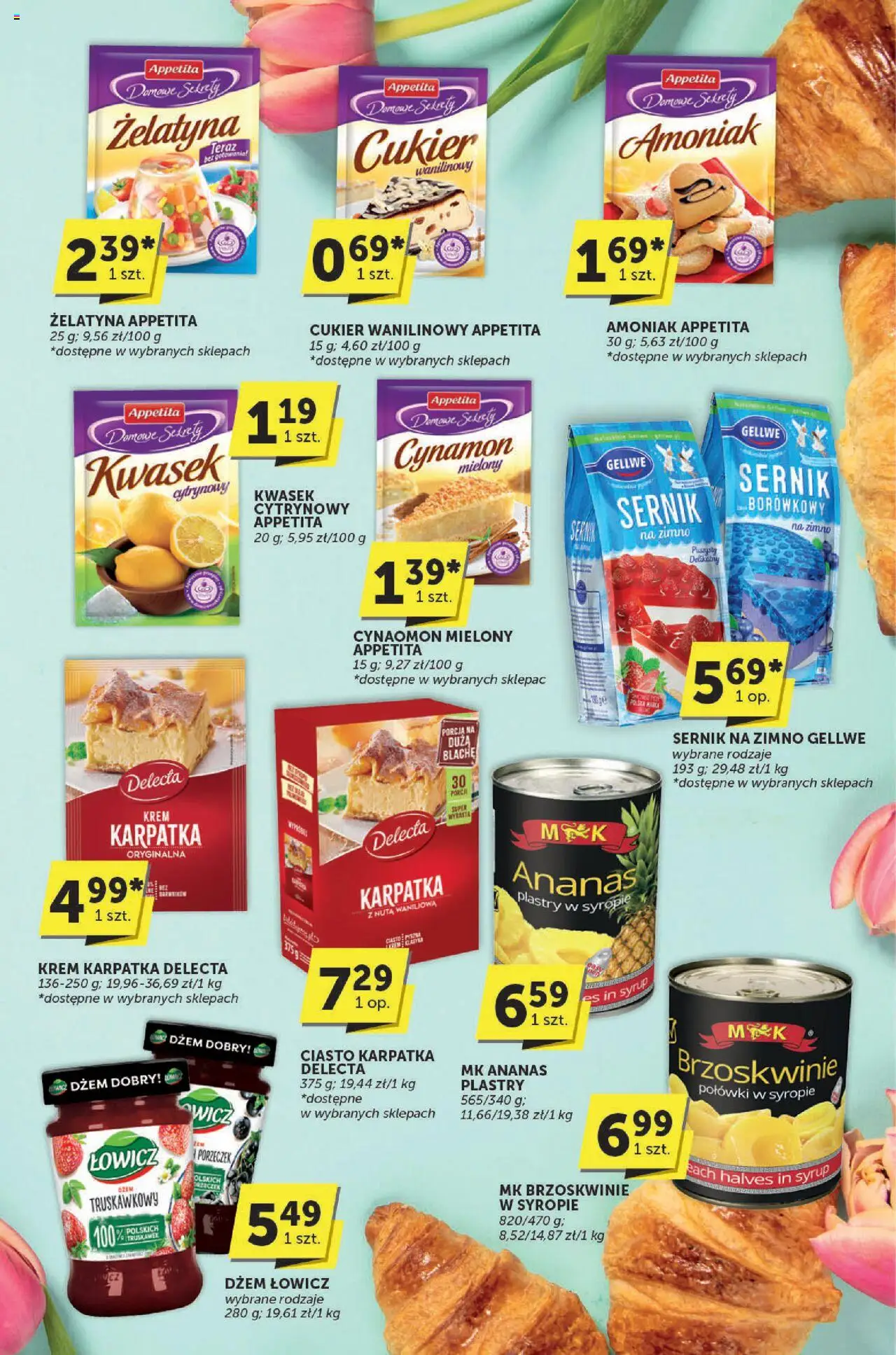 Euro Sklep Gazetka - Katalog od 29.05.2025 | Strona: 19 | Produkty: Żelatyna, Kwasek cytrynowy, Dżem, Krem