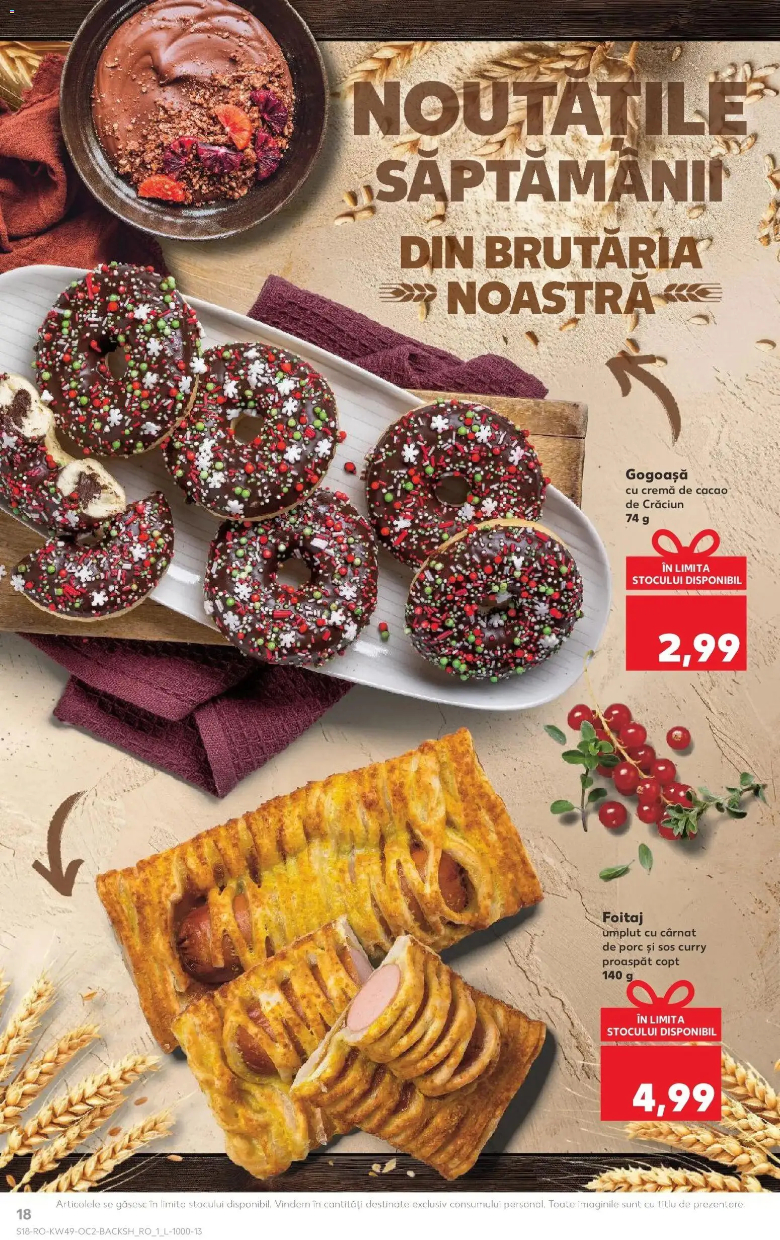 Noul catalog Kaufland – valabil de la 03.12.2025 | Pagină: 18 | Produse: Divan, Cremă, Cacao, Sos