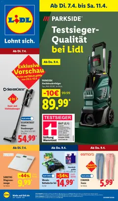 Náhled letáku Lidl Německo leták - Exklusive Vorschau od 07.04.2026