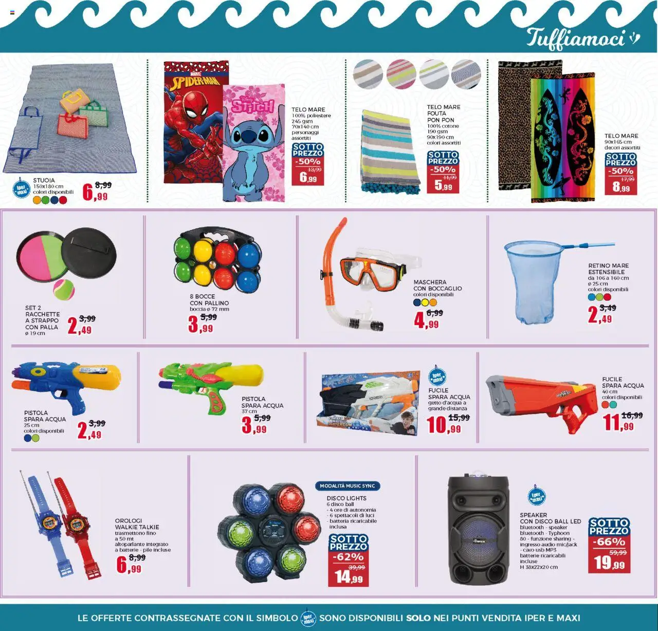 Volantino Happy Casa del 04.06.2025 | Pagina: 24 | Prodotti: Maschera, Racchette, MP3, Cavo