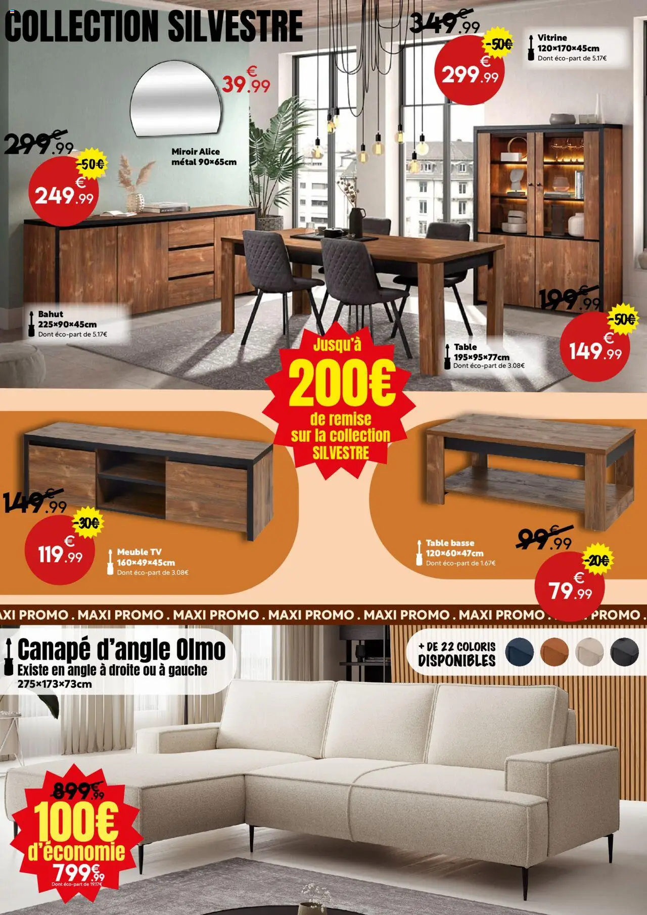{H1} | Page: 3 | Produits: Meuble, Vitrine, Canapé, Table basse