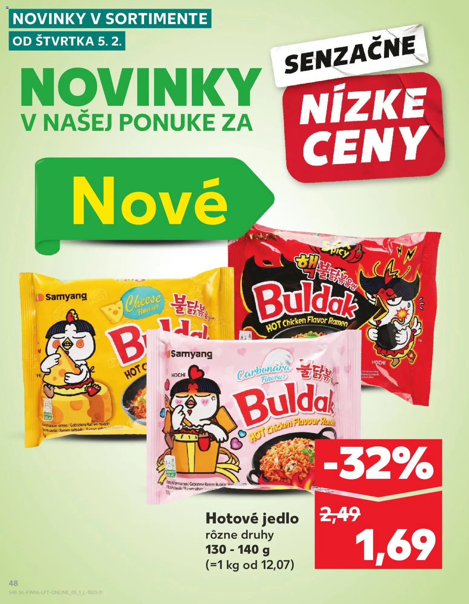 Nové Kaufland akcie – leták je platný od 05.02.2026 | Strana: 48
