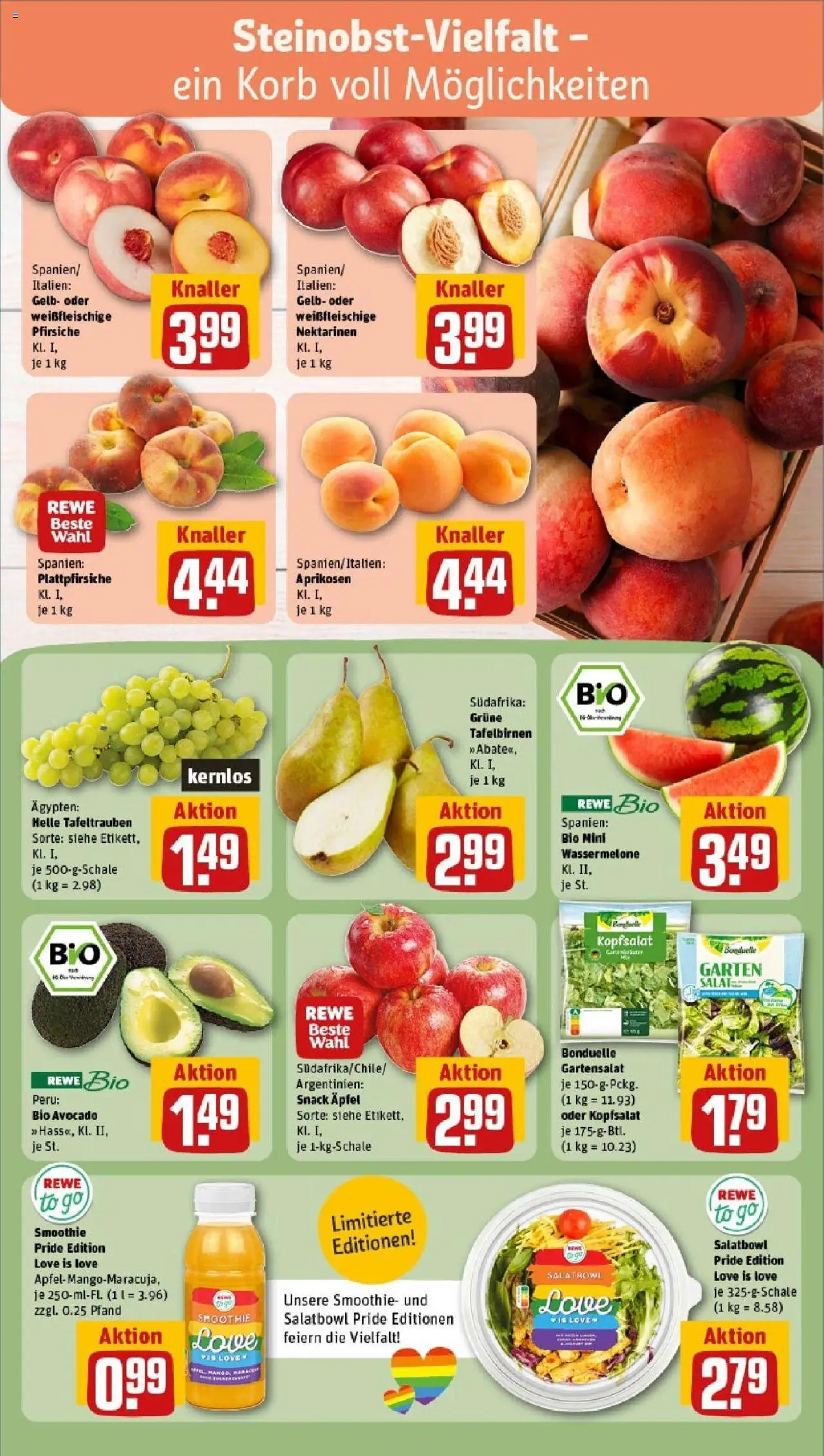 Rewe prospekt Swisttal / Heimerzheim	 - gültig ab dem 08.06.2025 | Seite: 6 | Produkte: Äpfel, Apple, Avocado, Salat