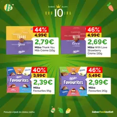 Katalog Žabac - Pregled kataloga iz trgovine Žabac, vrijedi od 30.03.2026 | Stranica: 30 | Proizvodi: Milka
