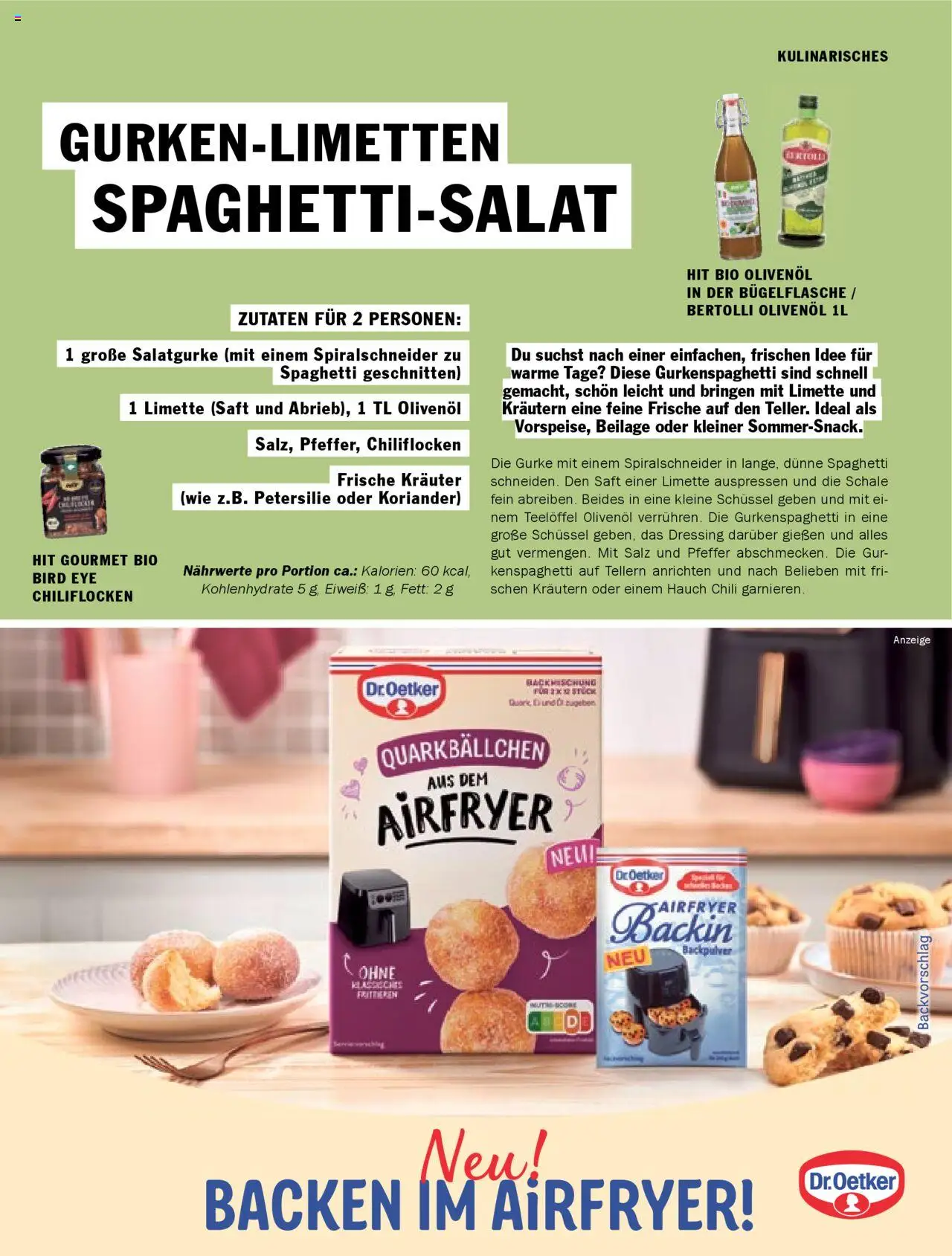 HIT  pures Leben 03/2025 - gültig ab dem 01.07.2025 | Seite: 15 | Produkte: Olivenol, Dressing, Pfeffer, Chili