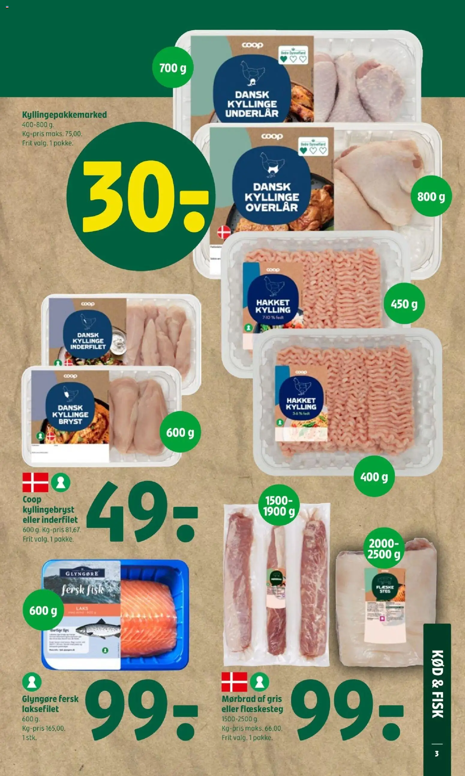Coop 365 tilbudsavis – gyldig fra 05.03.2026 | Side: 5 | Produkter: Fisk, Flæskesteg