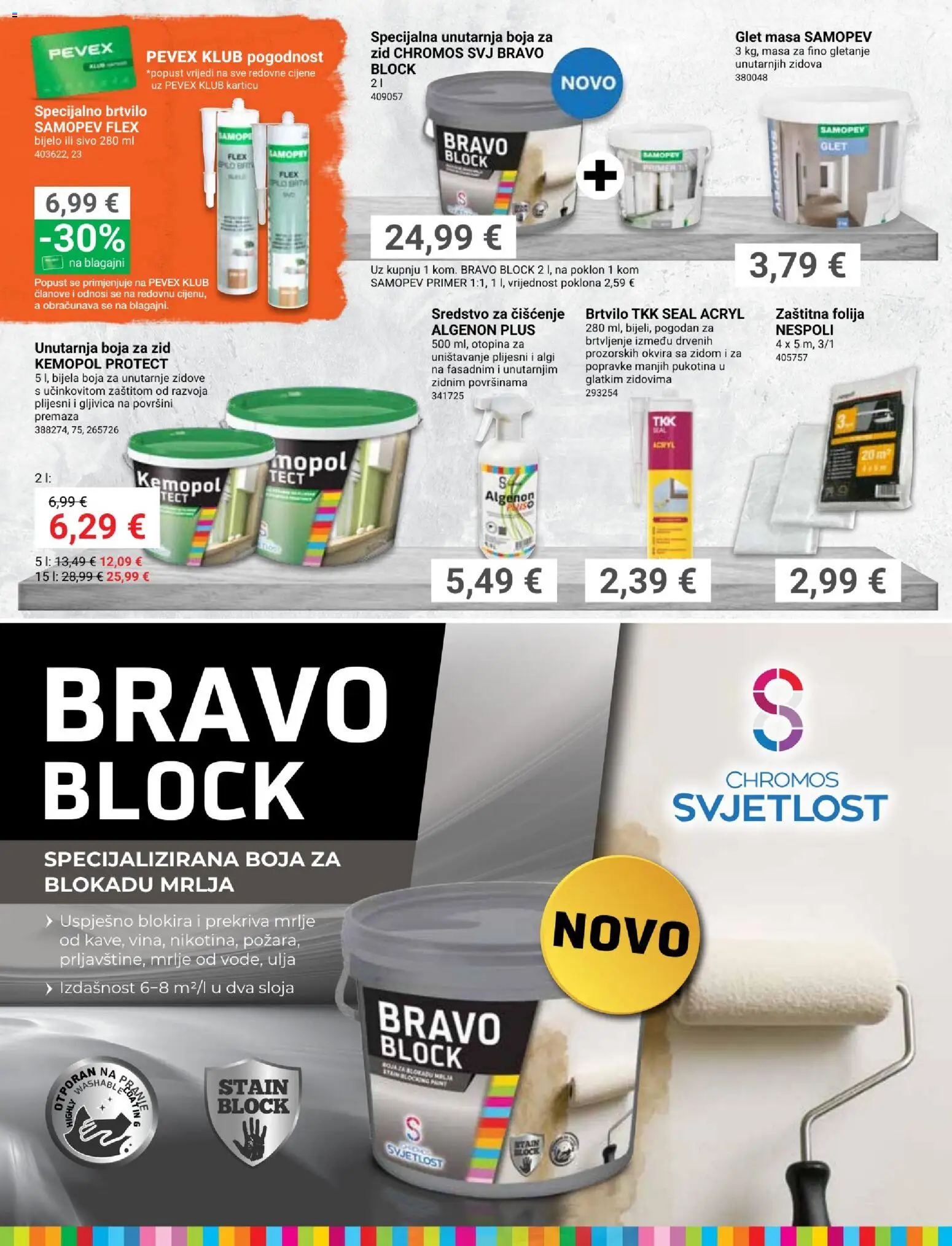Pevex katalog | vrijedi od 05.02.2026 | Stranica: 18 | Proizvodi: Primer, Glet masa