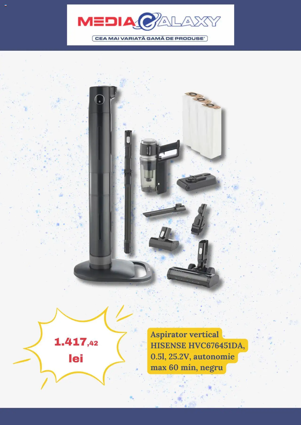 Noul catalog Media Galaxy – valabil de la 11.09.2025 | Pagină: 7 | Produse: Aspirator