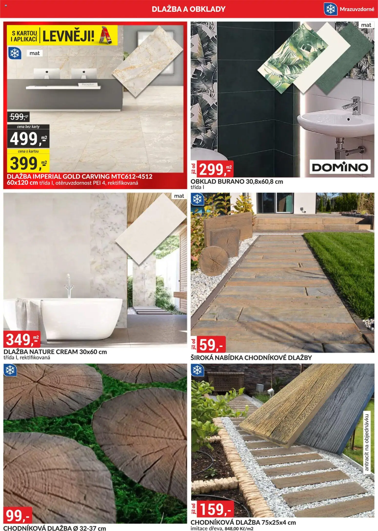 BAUMAX leták od 01.03.2026 | Strana: 34 | Produkty: Dlažba, Karty