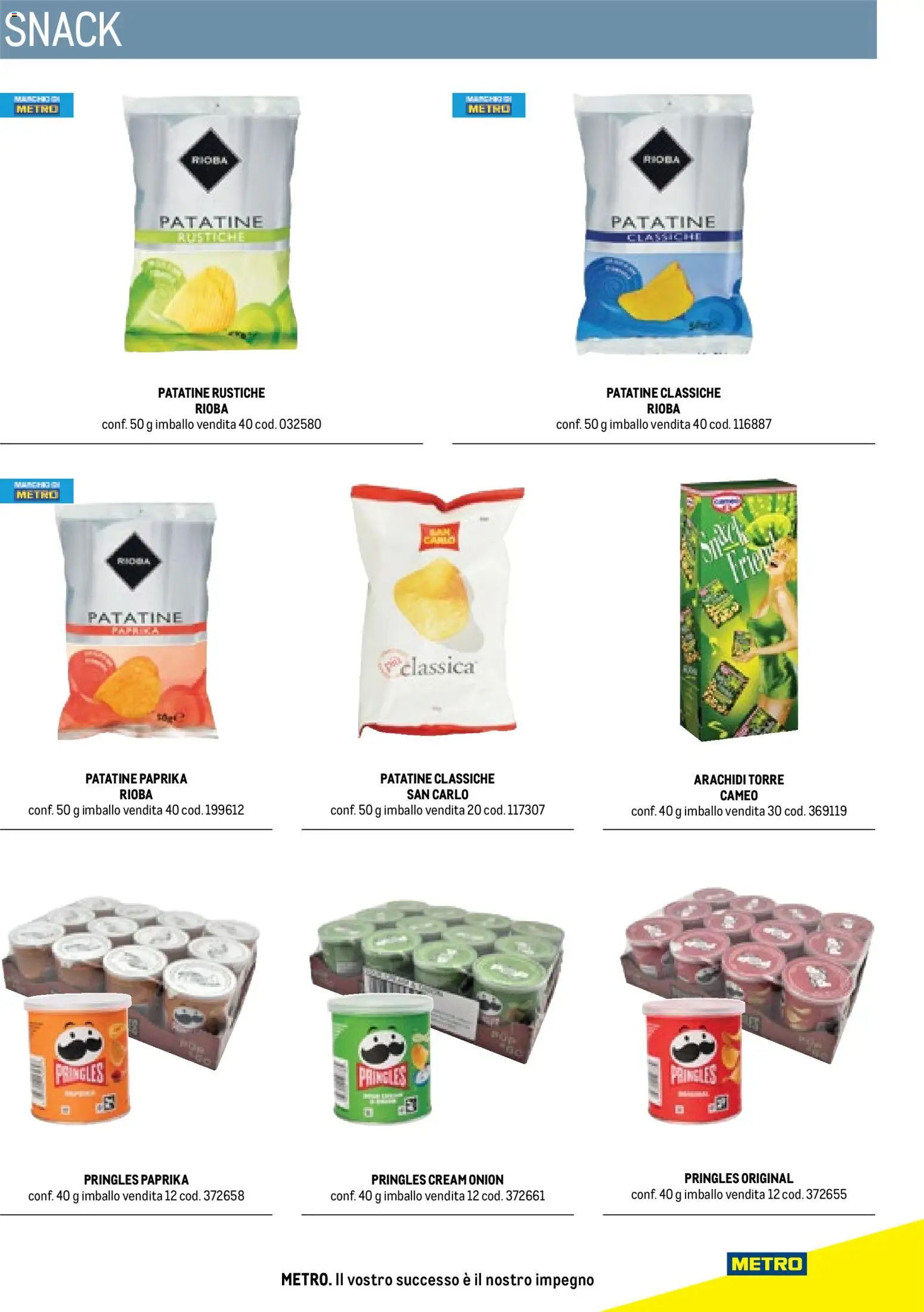 Volantino Metro del 17.10.2025 | Pagina: 85 | Prodotti: Patatine, Arachidi