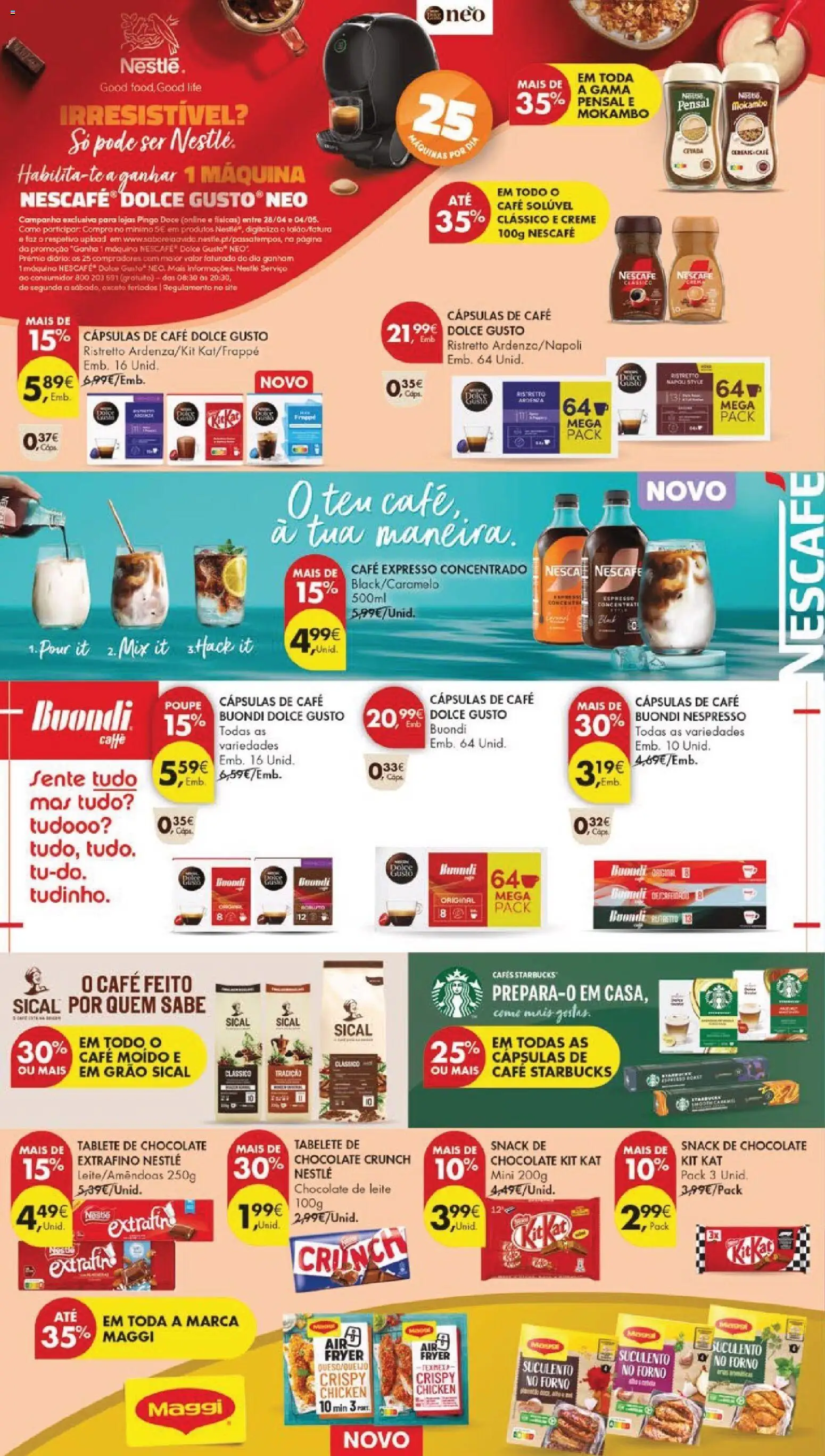 Pingo Doce folheto │ válido de 28.04.2026 | Página: 34 | Produtos: Forno, Air fryer, Café solúvel, Dolce gusto