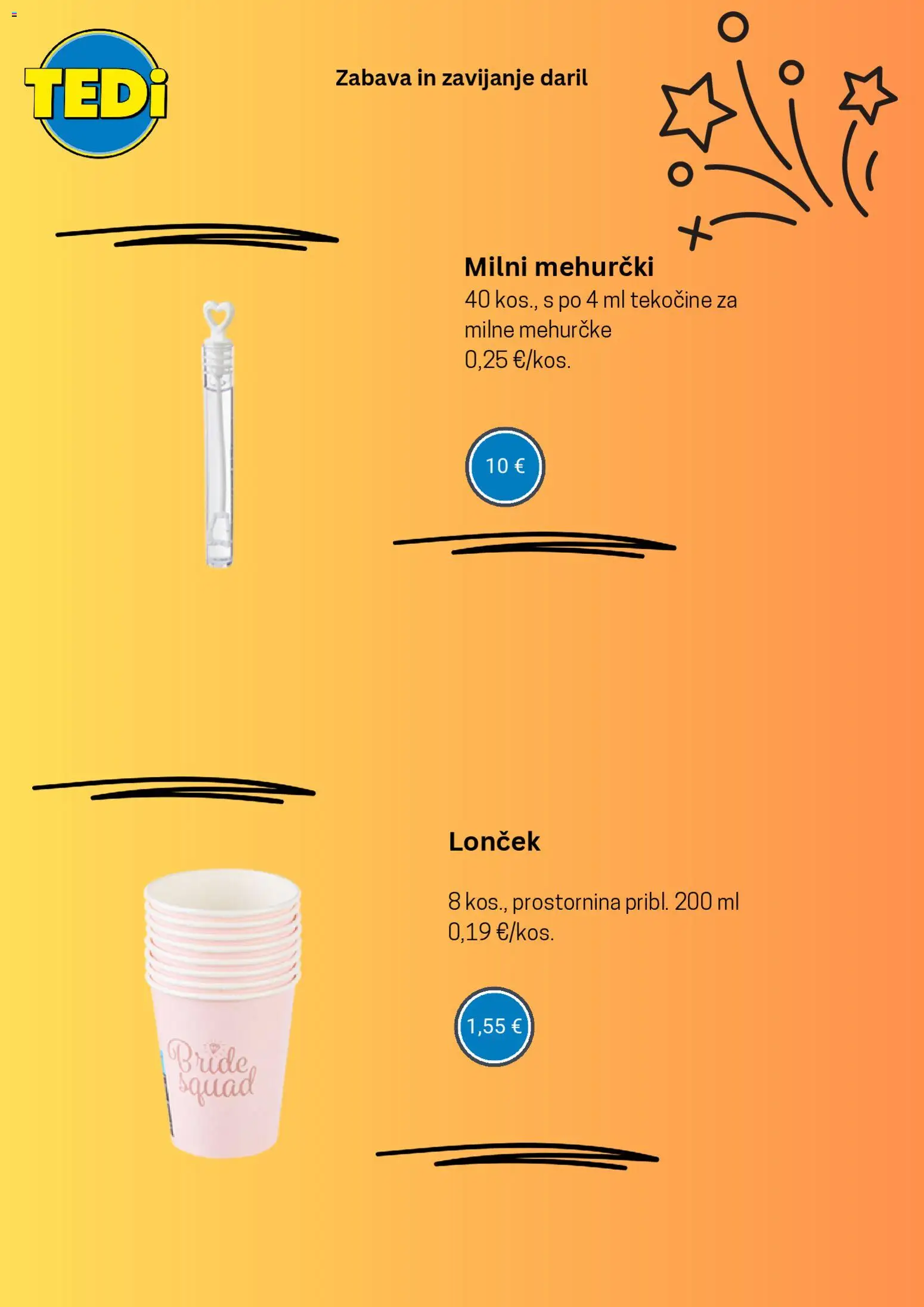 Novi TEDi katalog ponudbe – veljaven od 01.11.2025 | Stran: 2 | Izdelki: Kos