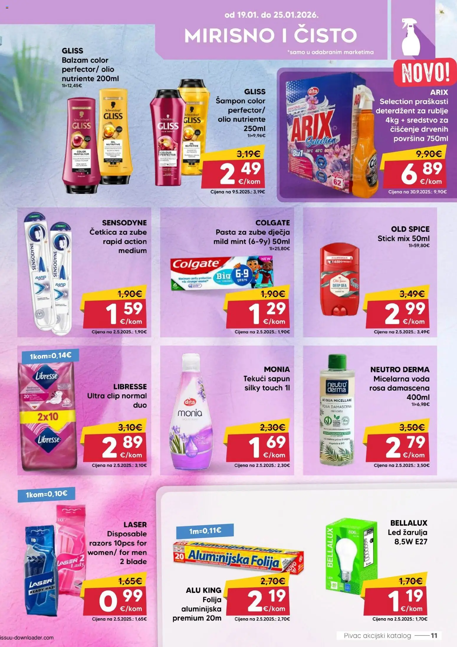 Pivac katalog | vrijedi od 19.01.2026 | Stranica: 11 | Proizvodi: Šampon, Deterdžent, Pasta, Libresse