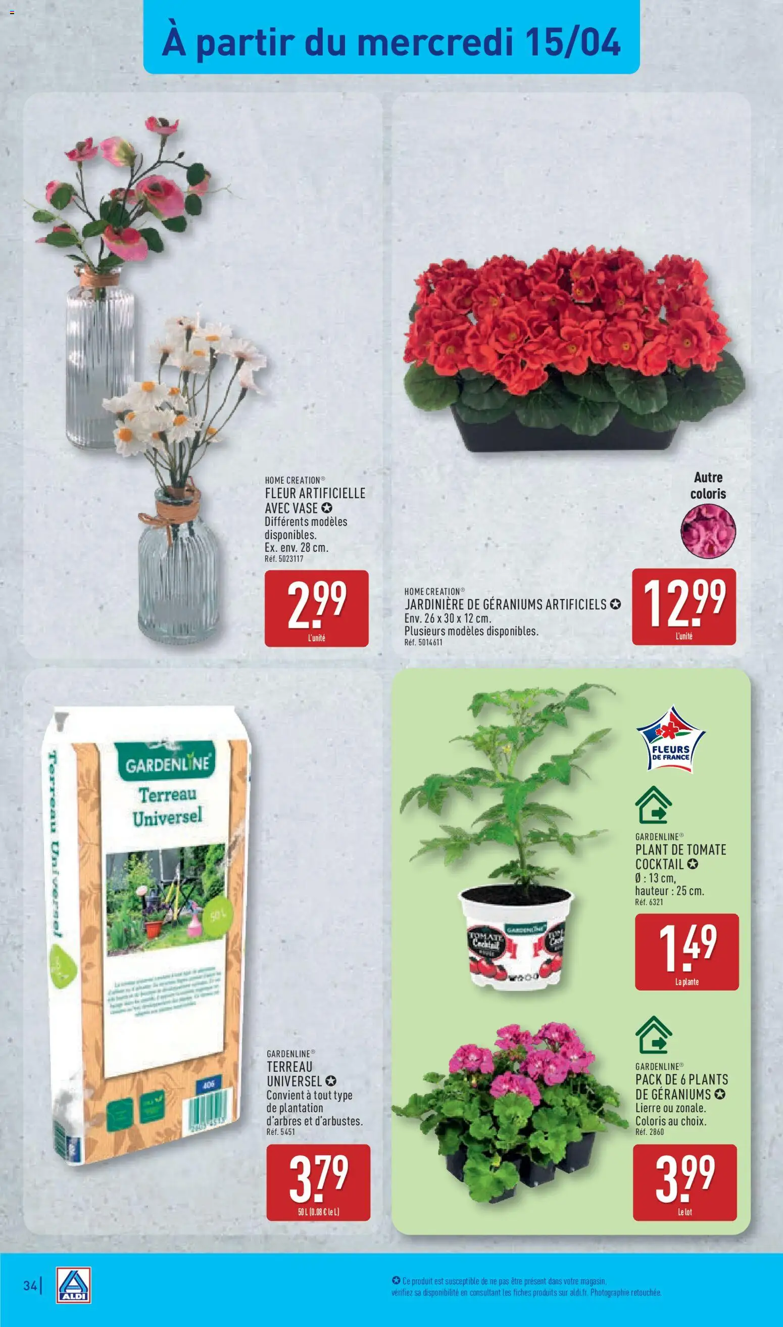 {H1} | Page: 36 | Produits: Terreau Universel, Jardinière, Terreau, Vase