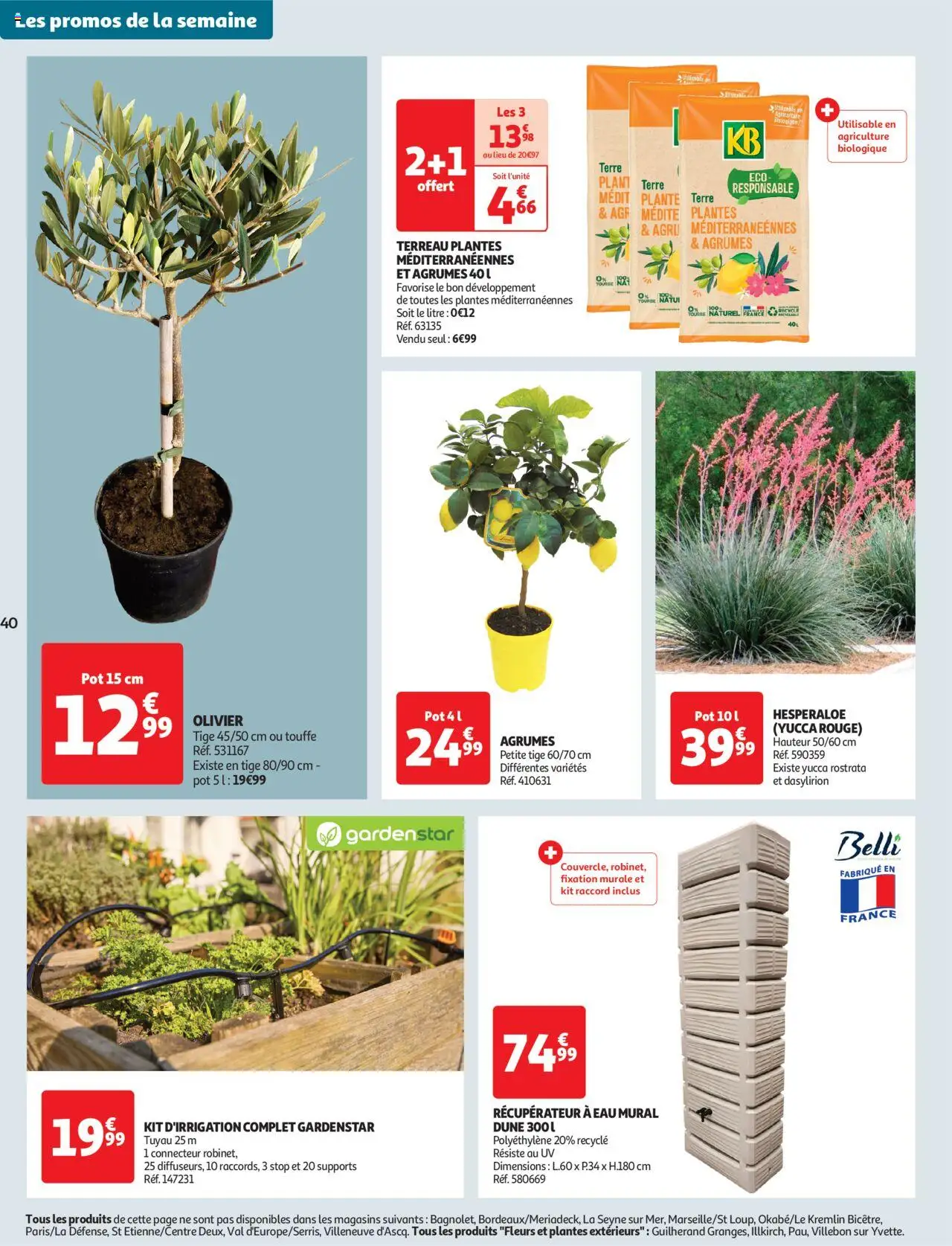  | Page: 40 | Produits: Olive, Tuyau, Fleurs et plantes, Olivier
