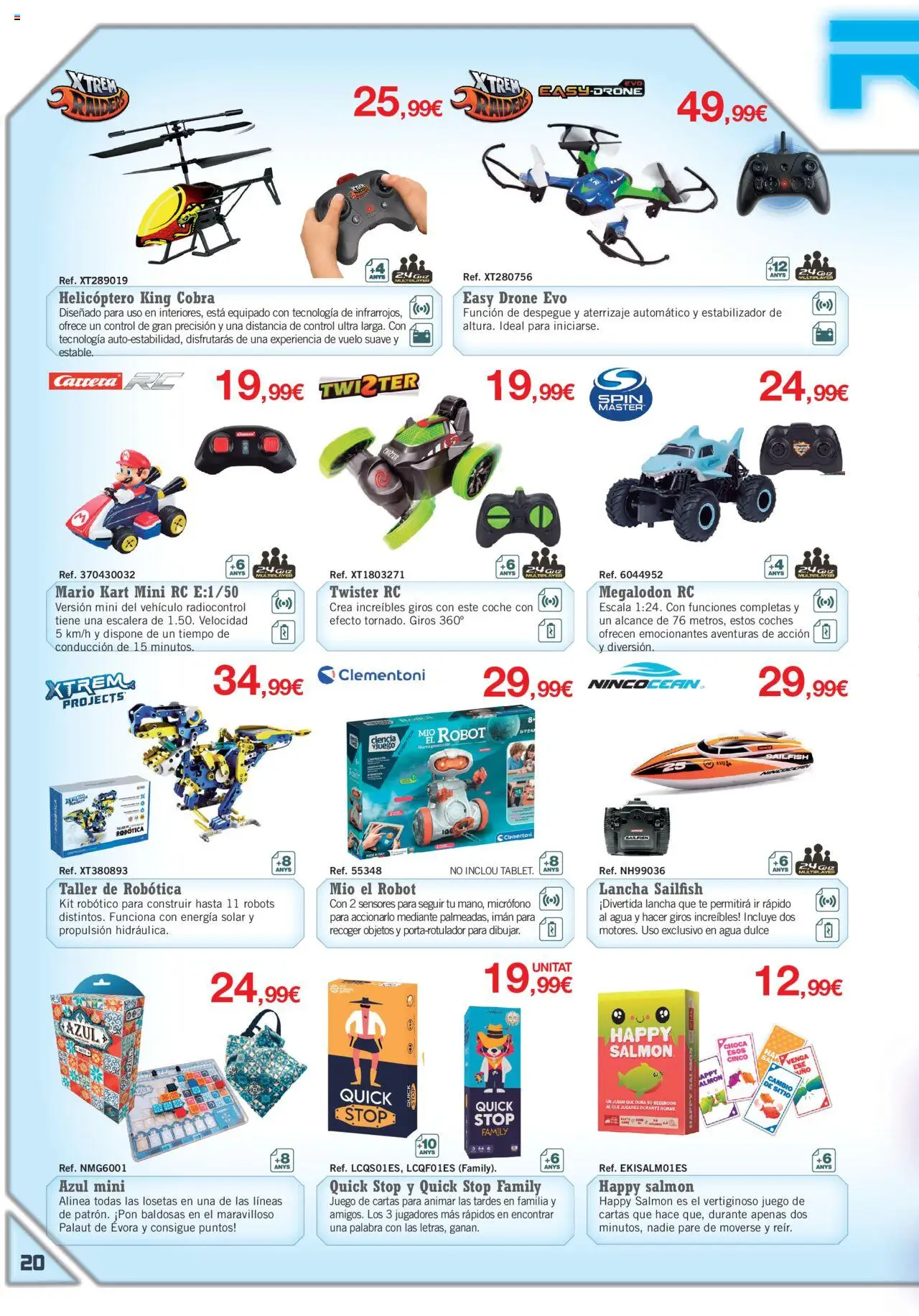 Drim folleto │ válido desde el 11.08.2025 | Página: 20 | Productos: Drone, Té, Micrófono, Robot