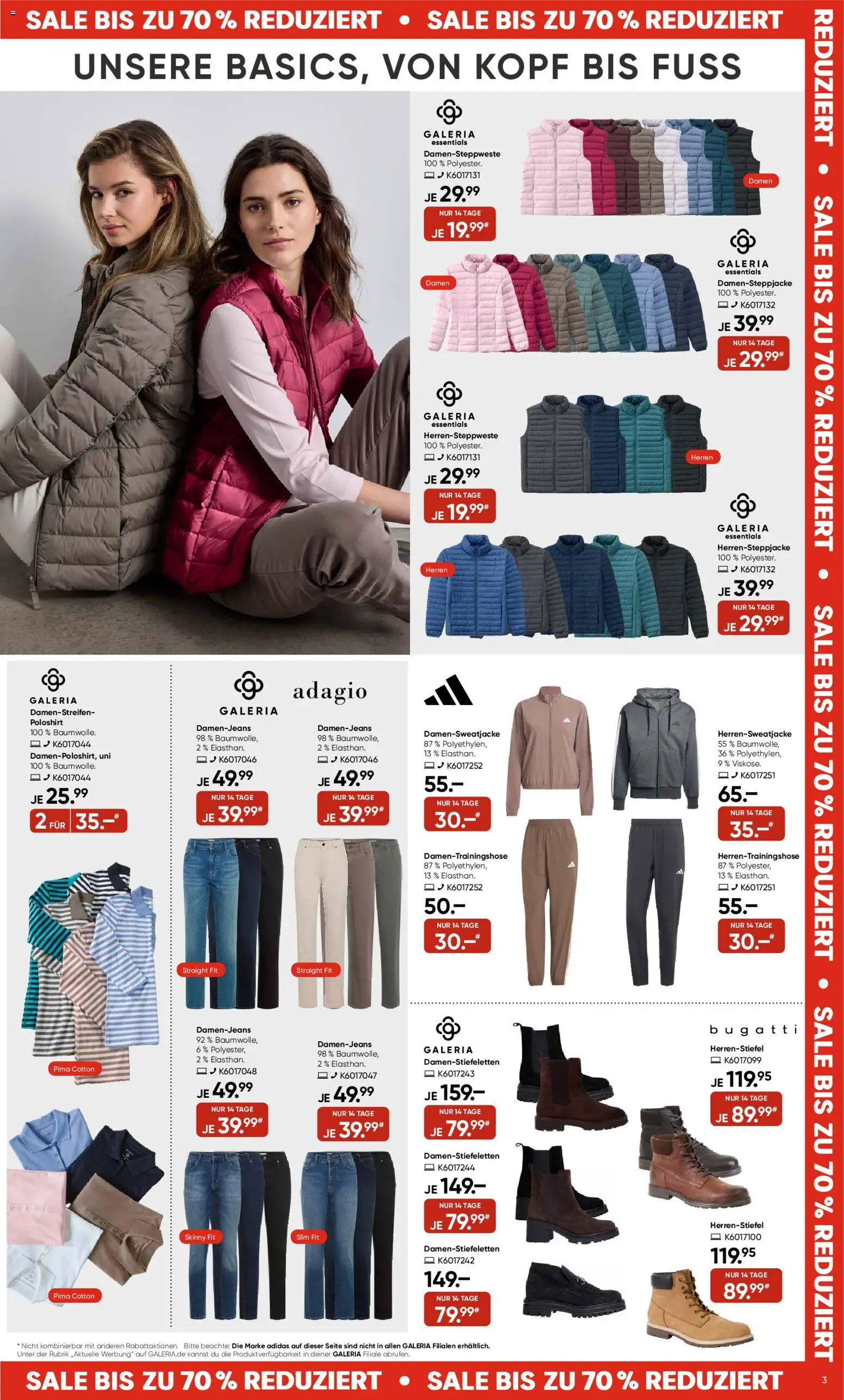 Galeria Karstadt Kaufhof Prospekt 	 – gültig ab 21.01.2026 | Seite: 3 | Produkte: Poloshirt