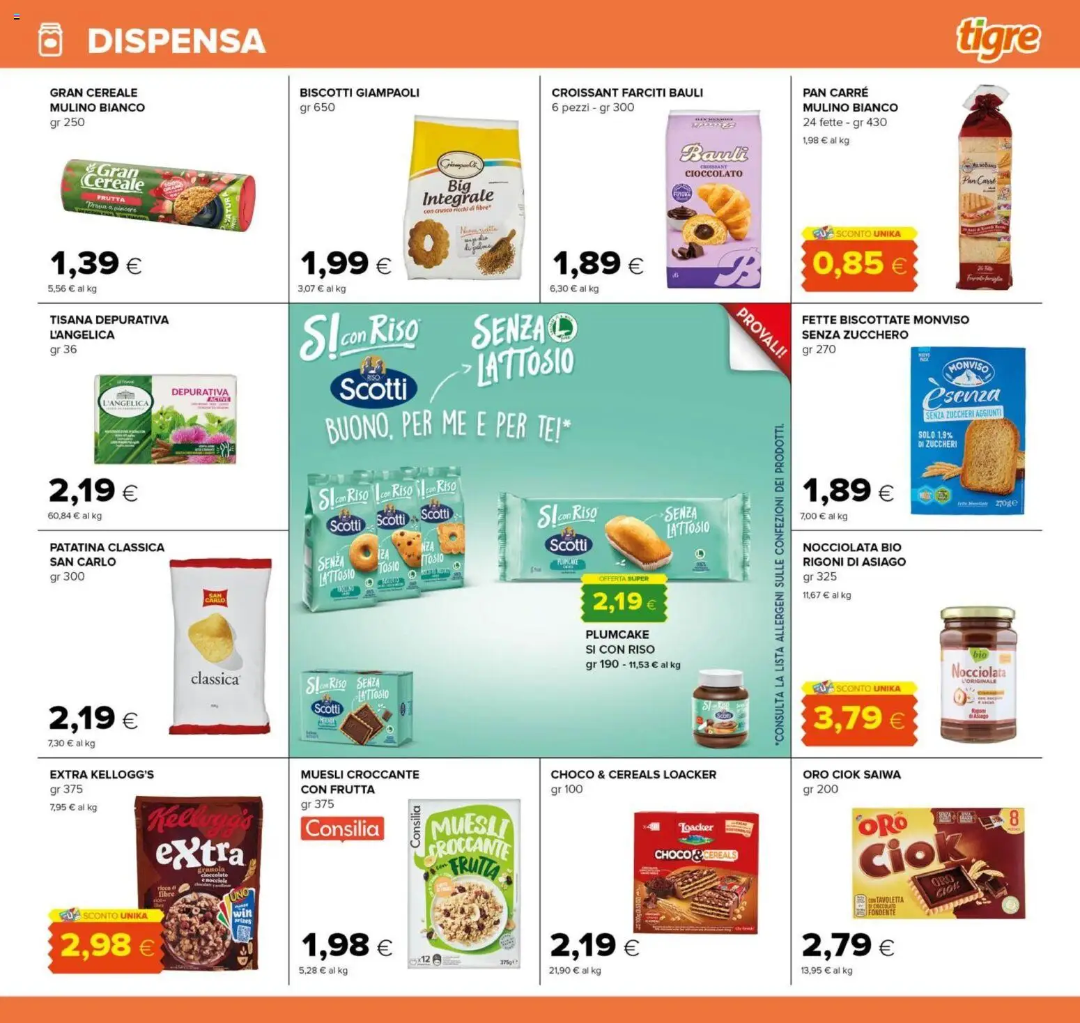 Volantino Tigre del 06.11.2025 | Pagina: 17 | Prodotti: Riso, Tè, Biscotti, Plumcake