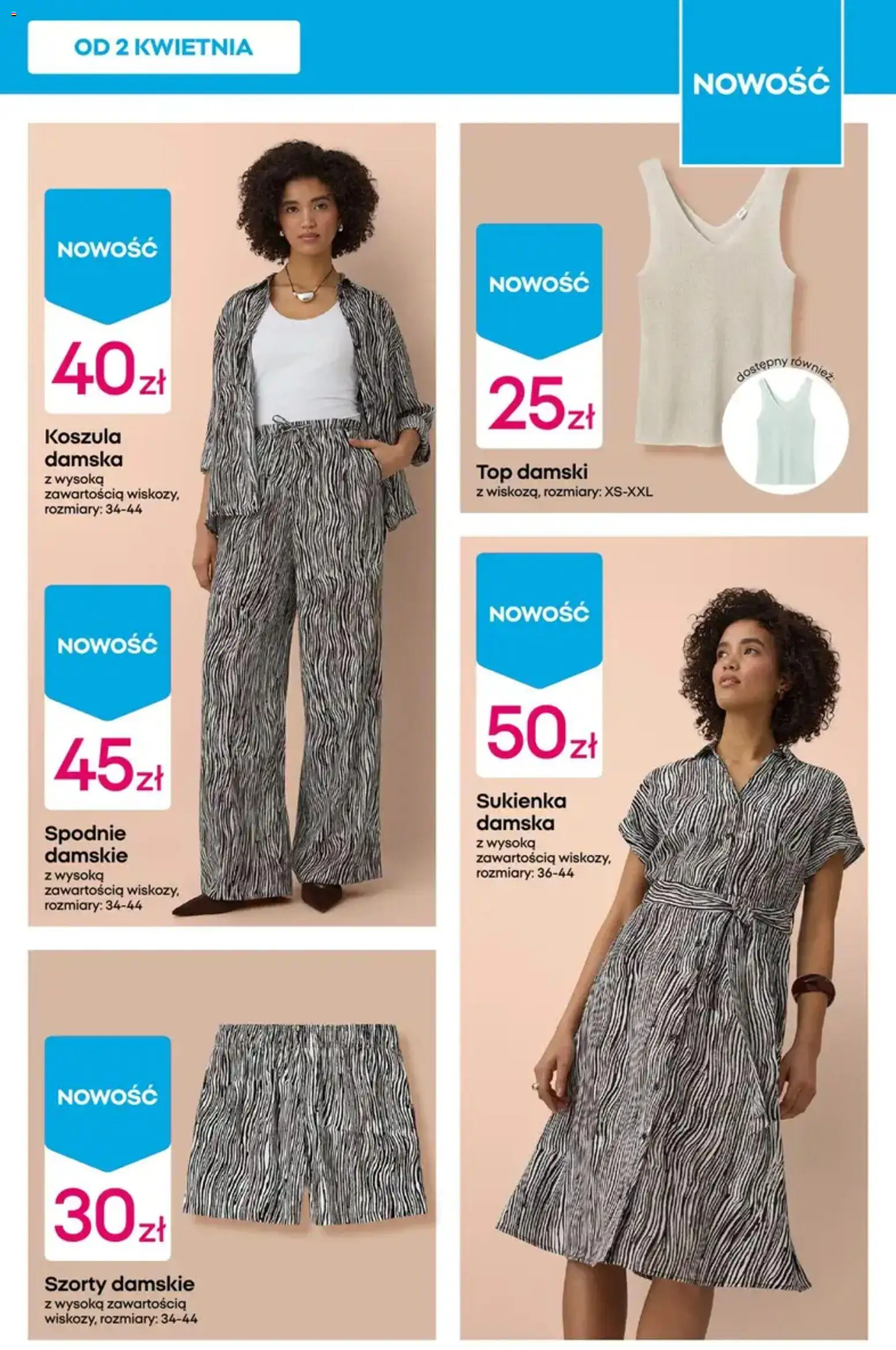 Pepco gazetka od 09.04.2026 | Strona: 11 | Produkty: Szorty, Koszula, Top, Sukienka